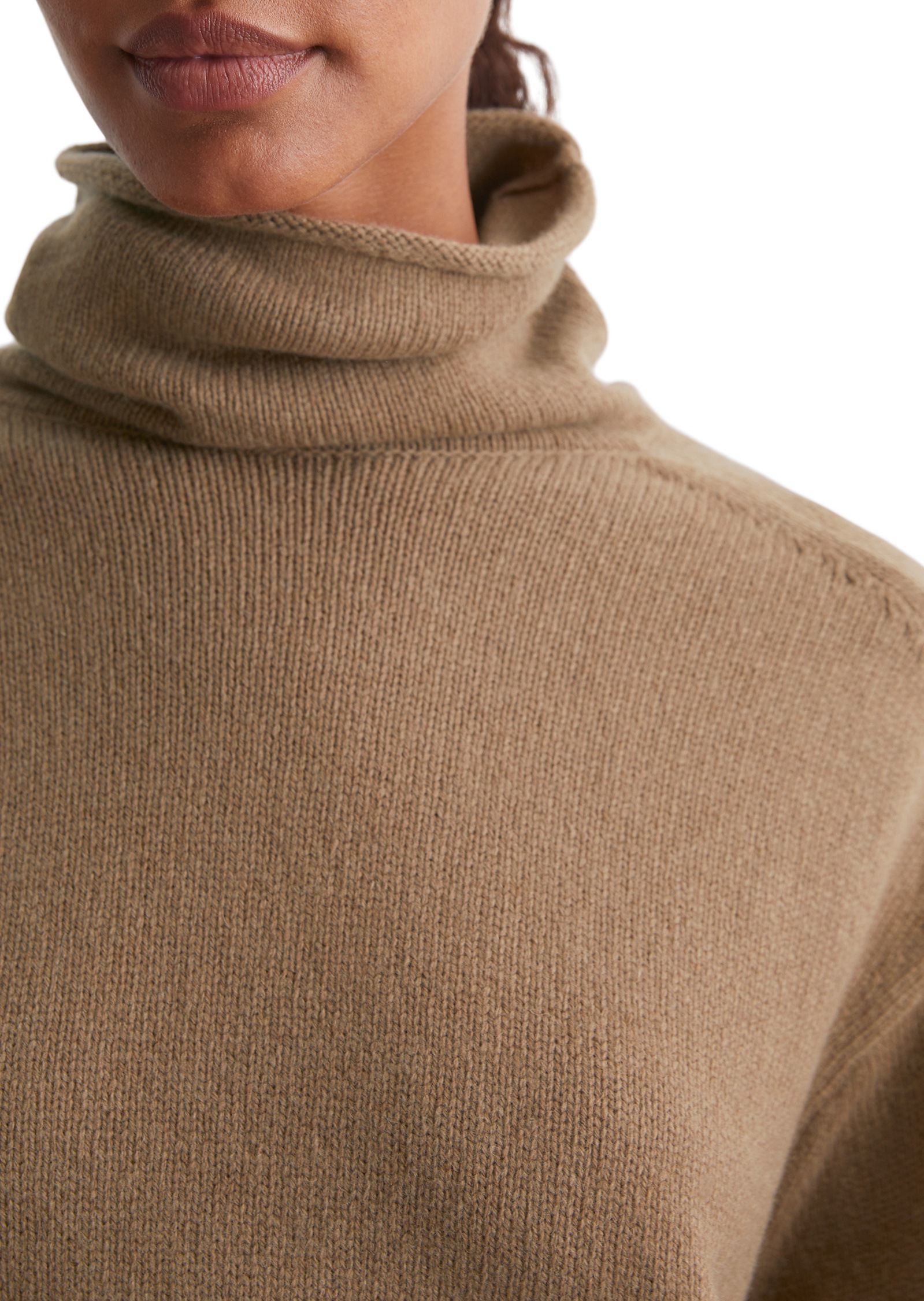 Marc O'Polo Rollkragenpullover »aus softem Schurwolle-Mix«