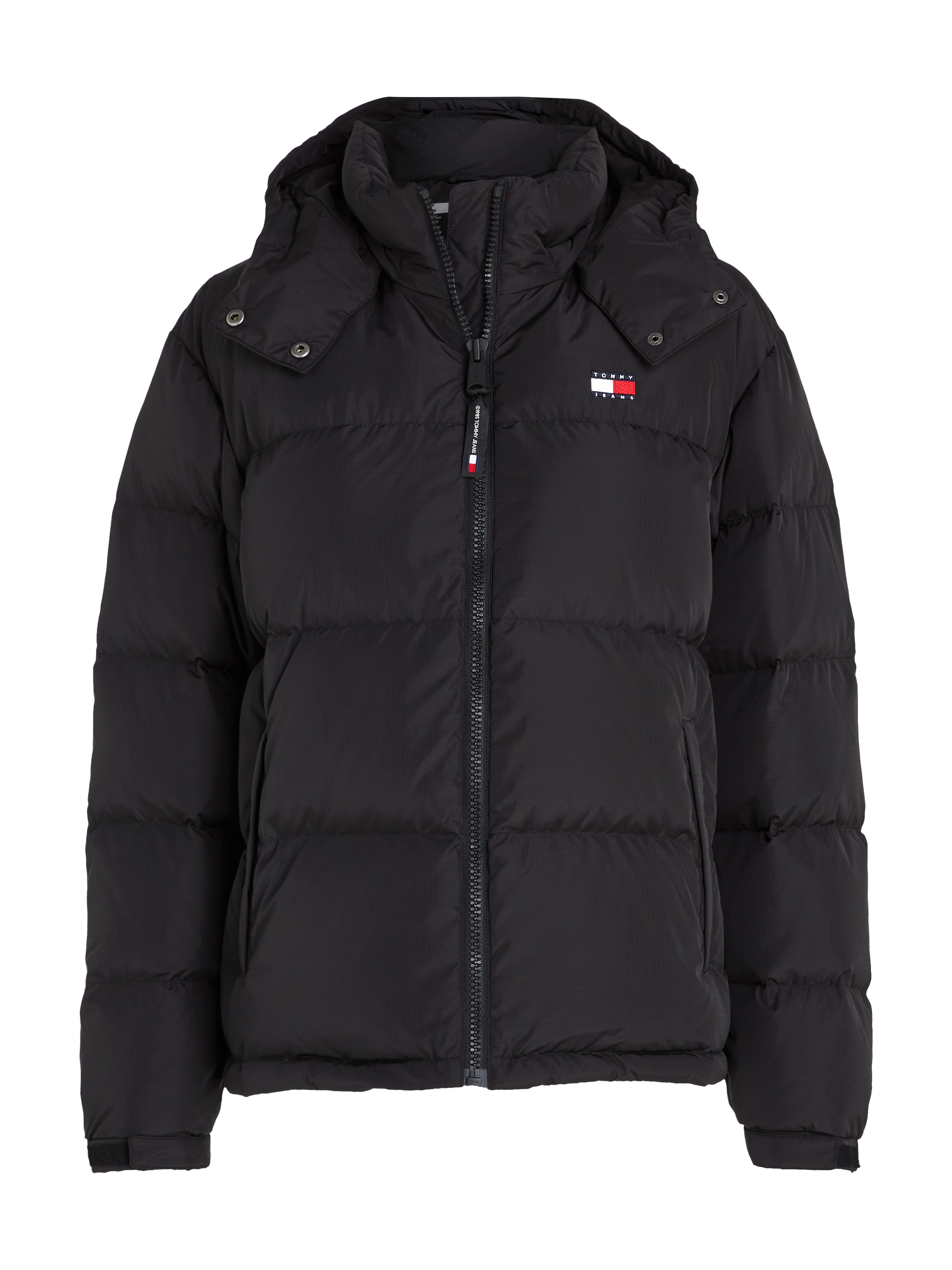 Tommy Jeans Steppjacke »TJW ALASKA PUFFER EXT«, mit Kapuze, mit Logostickereien