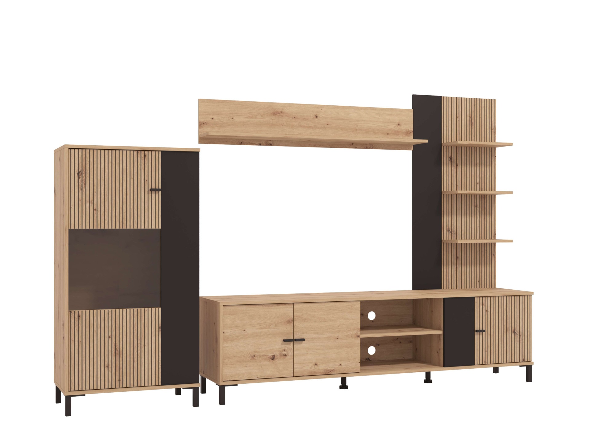 INOSIGN Wohnwand "Avignon, inkl. Highboard, TV-Board, Standregal und Wandre günstig online kaufen