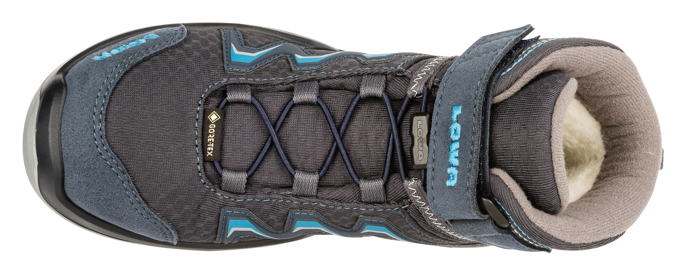 Lowa Winterstiefel »MADDOX WARM GORE-TEX MID JR«, wasserdicht, gefüttert, mit Klettverschluss