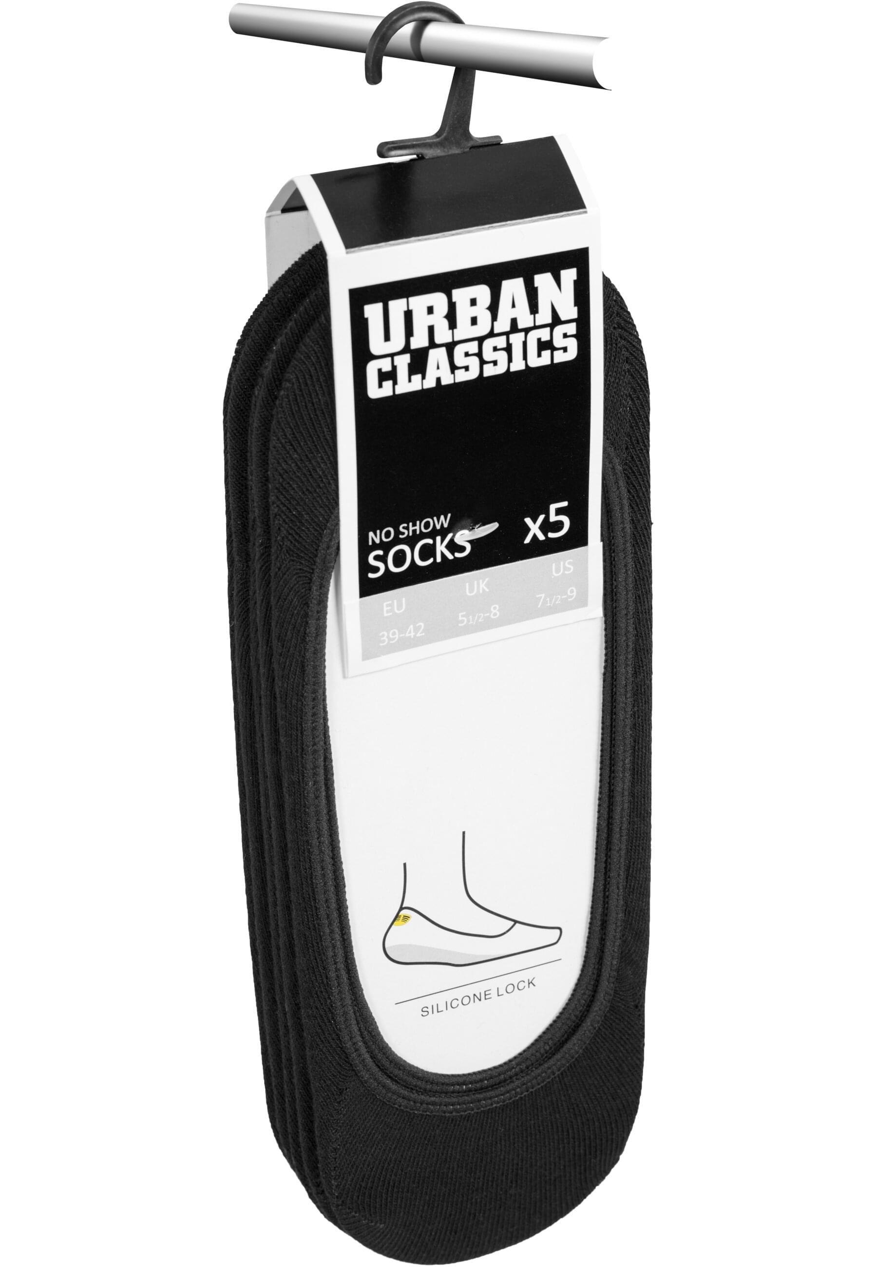 URBAN CLASSICS Basicsocken "Urban Classics Unisex Invisible Socks 5-Pack", (1 Paar)