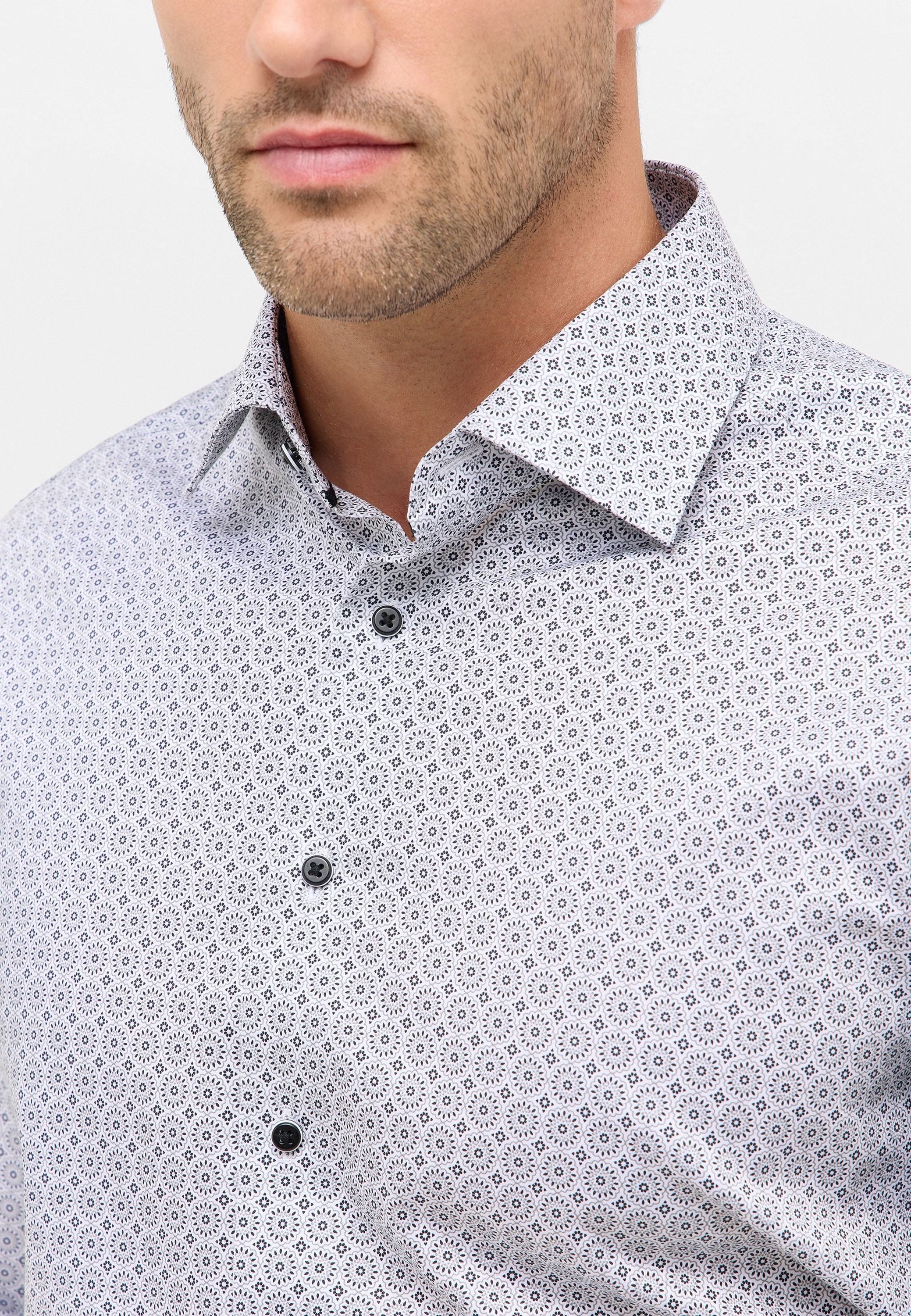 Eterna Langarmhemd »MODERN FIT«, NON IRON (bügelfrei)