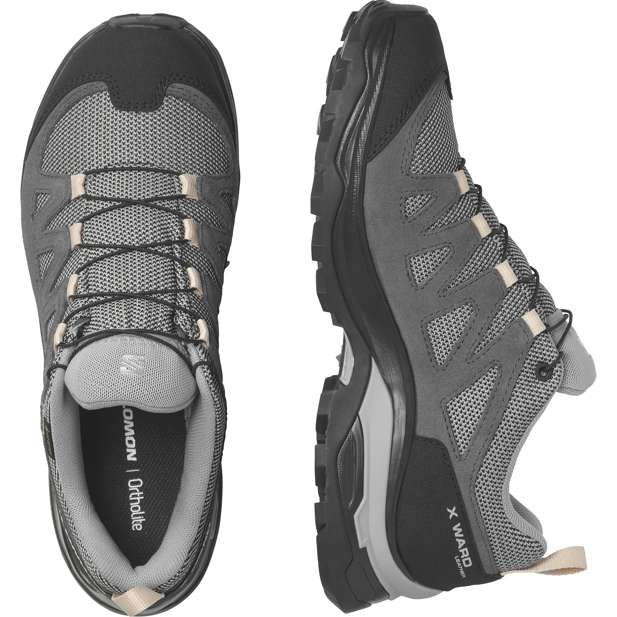 Salomon Wanderschuh »X WARD Leather GORE-TEX«, wasserdicht