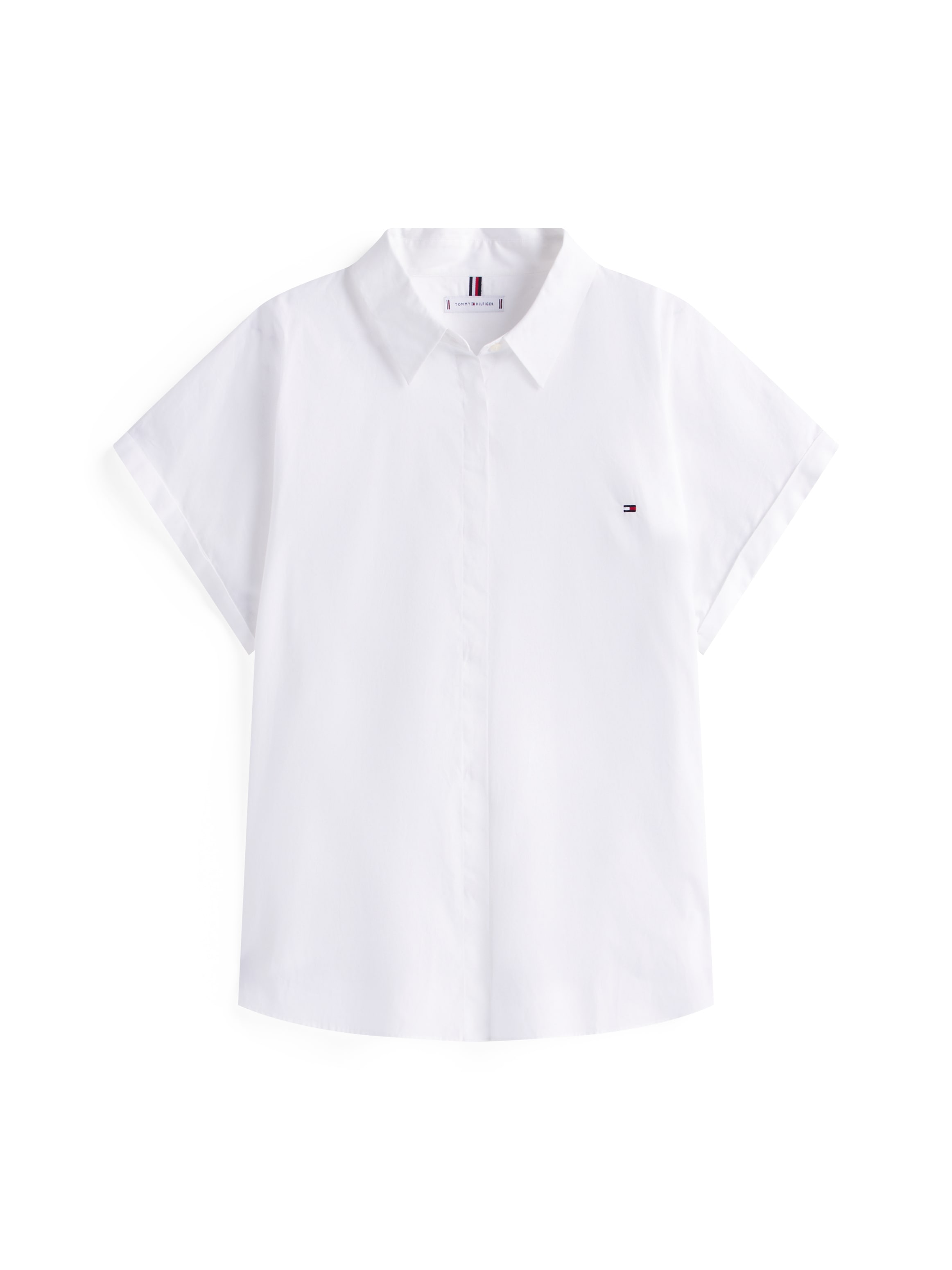 Tommy Hilfiger Curve Kurzarmbluse »CRV POPLIN SLEEVELESS RLXD SHIRT«