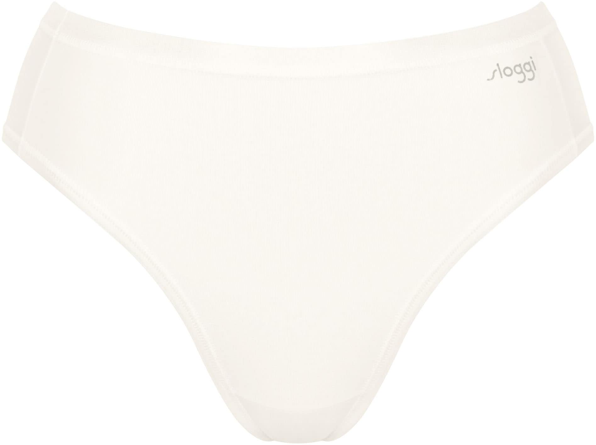 sloggi Slip »GO Daily Cotton Tai 3P«, (3er Pack), Glanz-Effekt Details, hoher Beinausschnitt