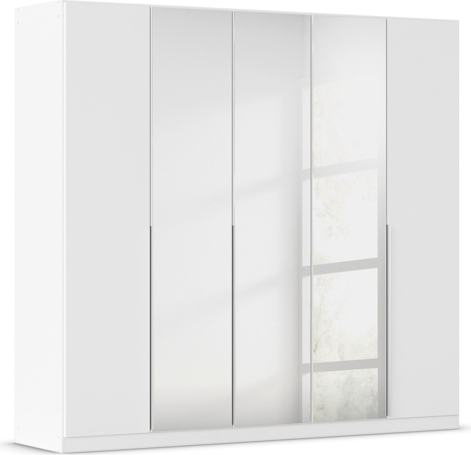 OTTO home Drehtürenschrank "Kleiderschrank Schrank Garderobe AGORDO mit Dekor- oder Hochglanzfront" in zwei Griff-Farben, Breiten 91-405 cm, durchdachte Innenausstattung, in 8 Breiten und 2 Höhen MADE IN GERMANY