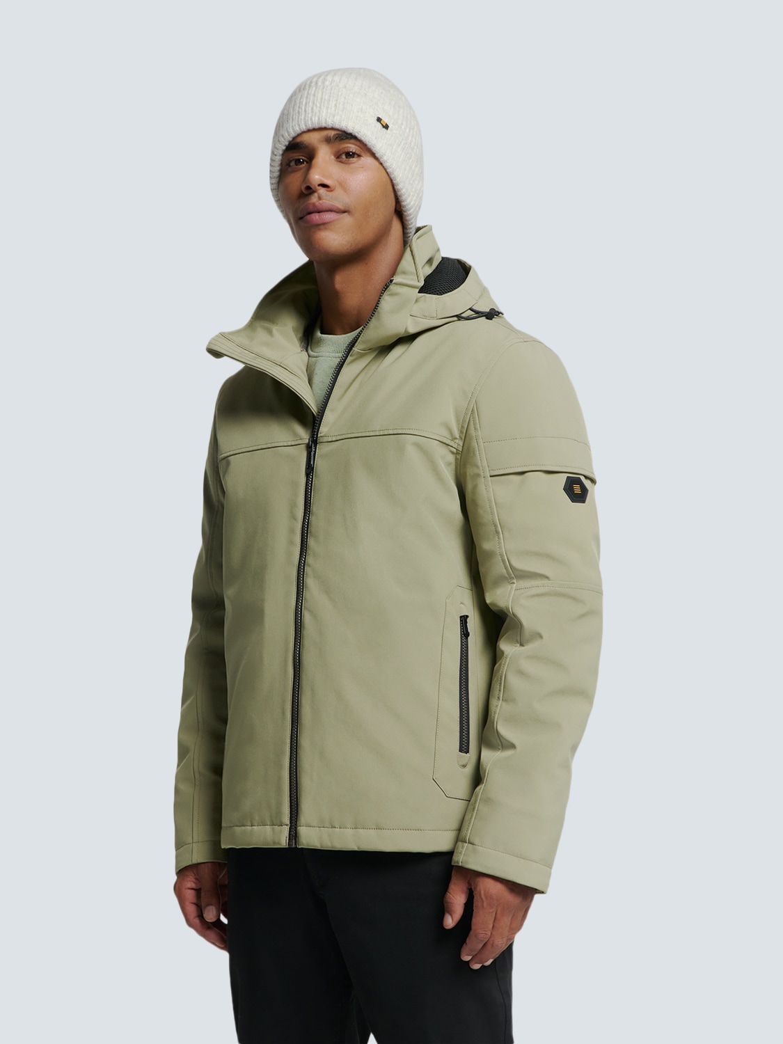 Softshelljacke »No Excess Softshell-Kapuzenjacke«