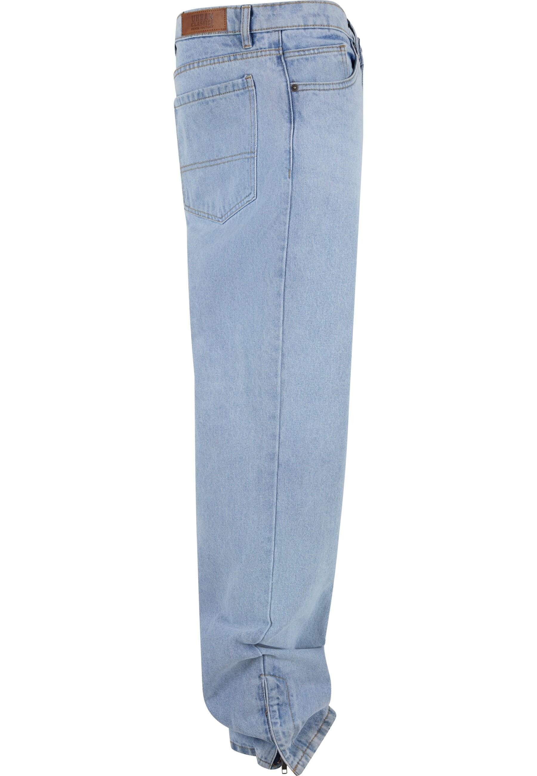 URBAN CLASSICS Bequeme Jeans »Urban Classics Herren Heavy Ounce Straight Fit Zipped Jeans«