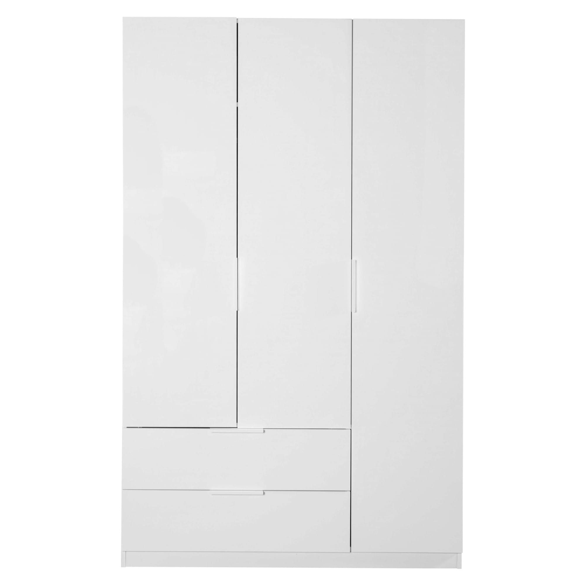 Composad Garderobenschrank »Espresso,Kleiderschrank, Raumsparschrank, Multifunktionsschrank«, (1 St.), mit 3 Türen und 2 breiten Schubladen