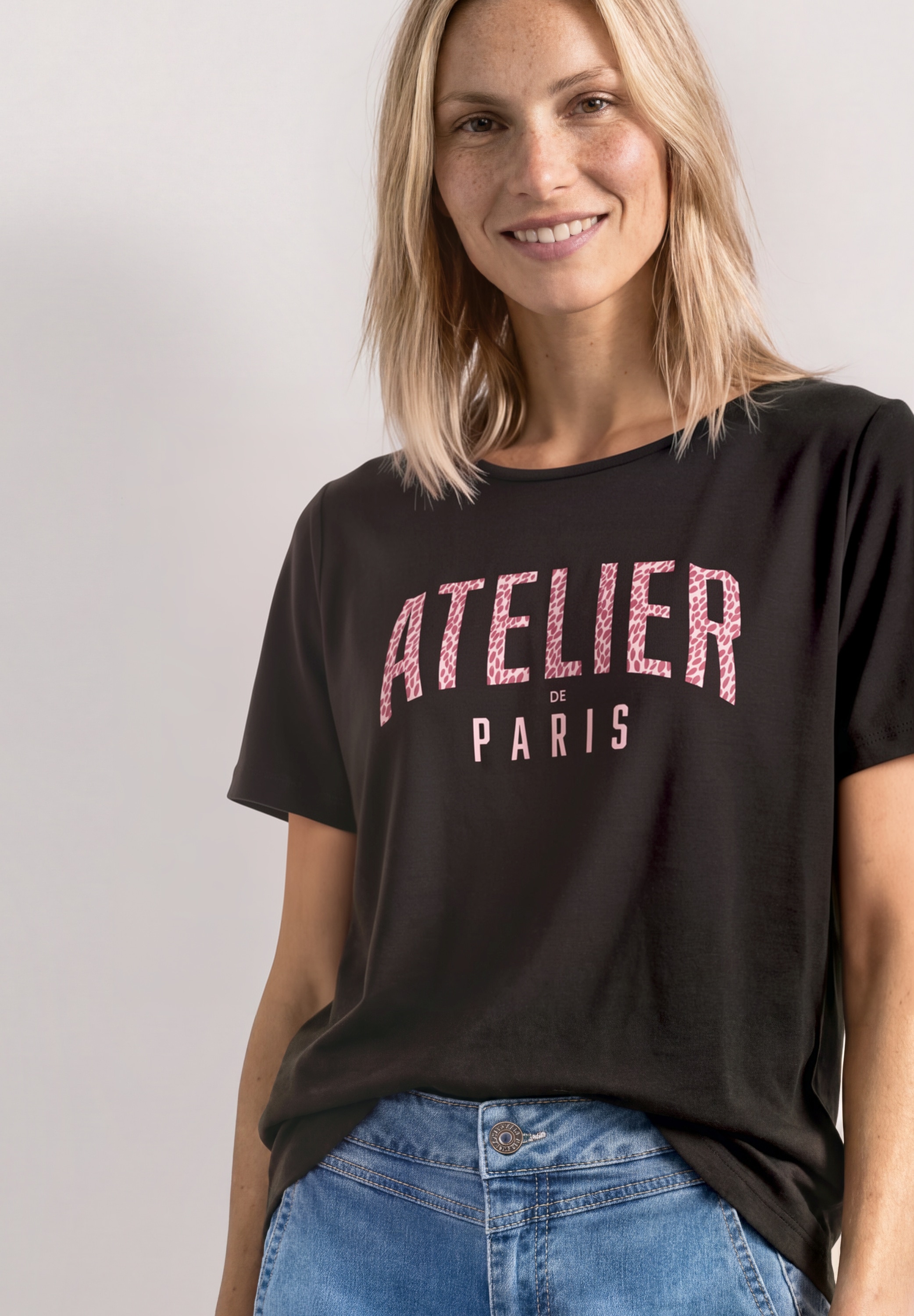 STREET ONE T-Shirt aus reiner Baumwolle