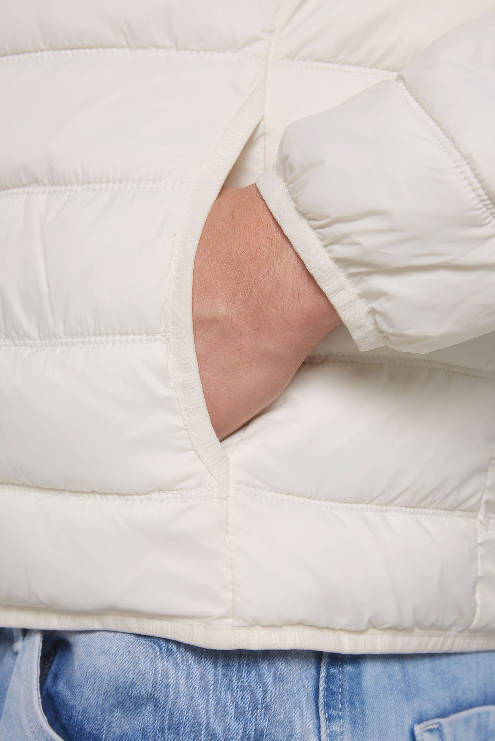 CAMP DAVID Outdoorjacke, mit Kapuze, mit Innentaschen