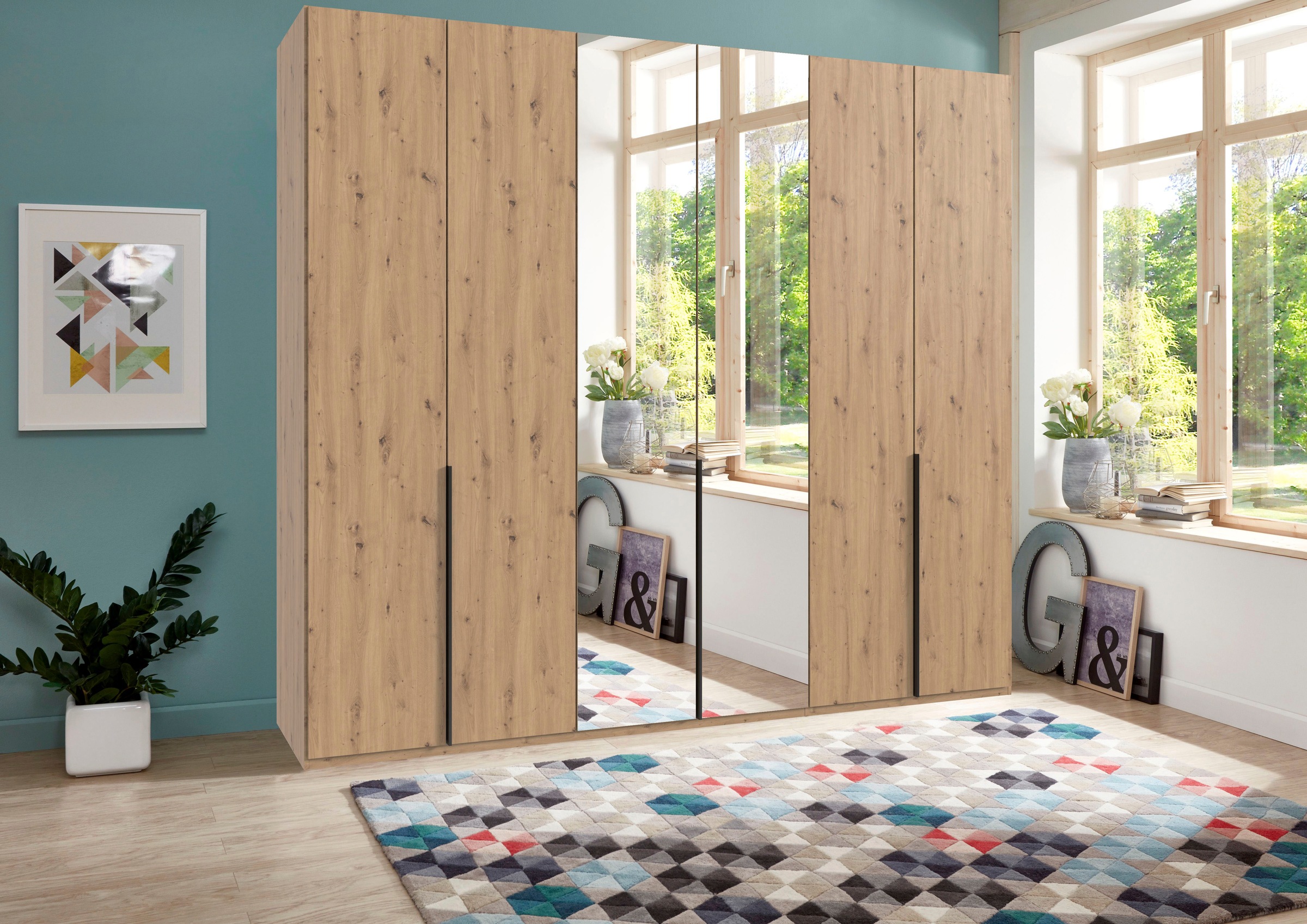 Wimex Kleiderschrank "Mugano, in 5 Breiten und 2 Höhen, Made in Germany", ( günstig online kaufen