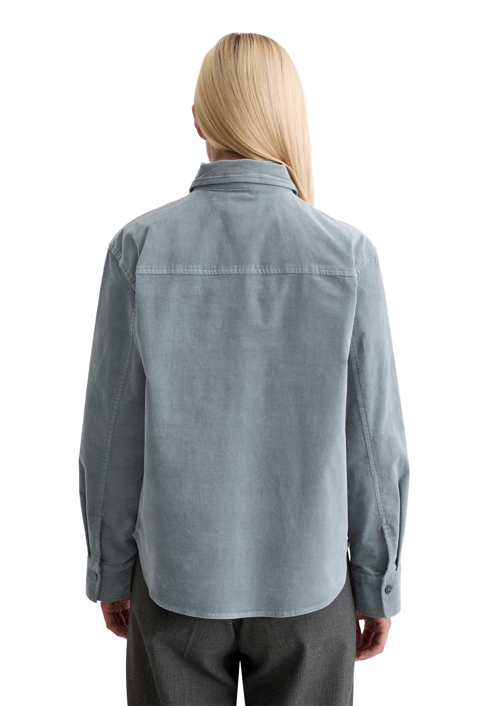 Marc O'Polo Hemdjacke »aus Organic Cotton Stretch« ohne Kapuze