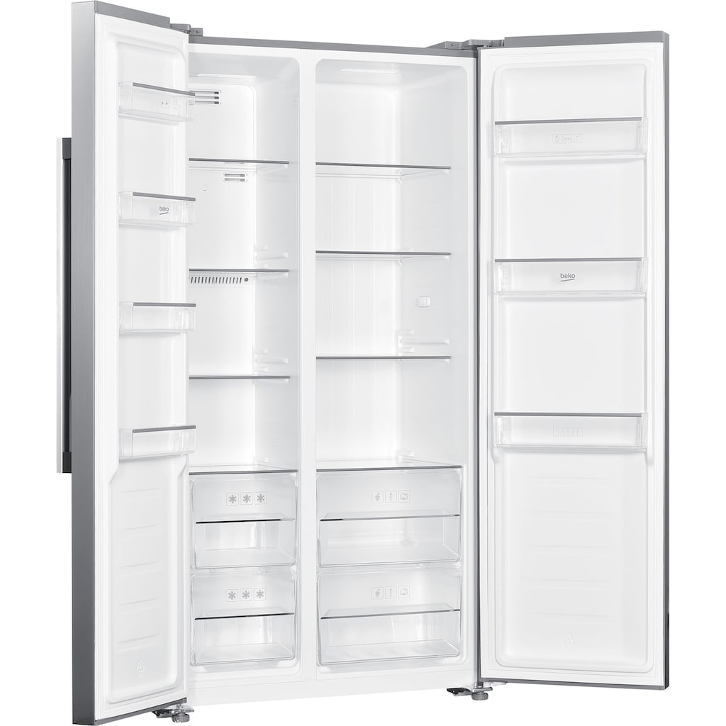 BEKO Side-by-Side »GNO4331XPN«, GNO4331XPN, 177 cm hoch, 90 cm breit