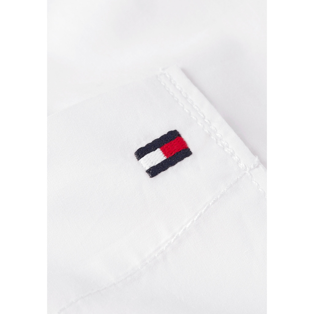 Tommy Hilfiger Hemdbluse »SOLID COTTON EASY FIT SHIRT«
