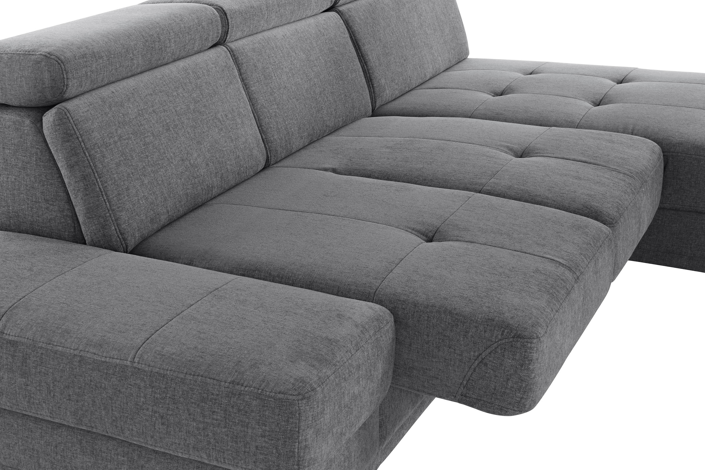 INOSIGN Ecksofa »Cardiz L-Form«, inkl.Kopfteilverstellung und Federkern wahlweise mit Bettfunktion