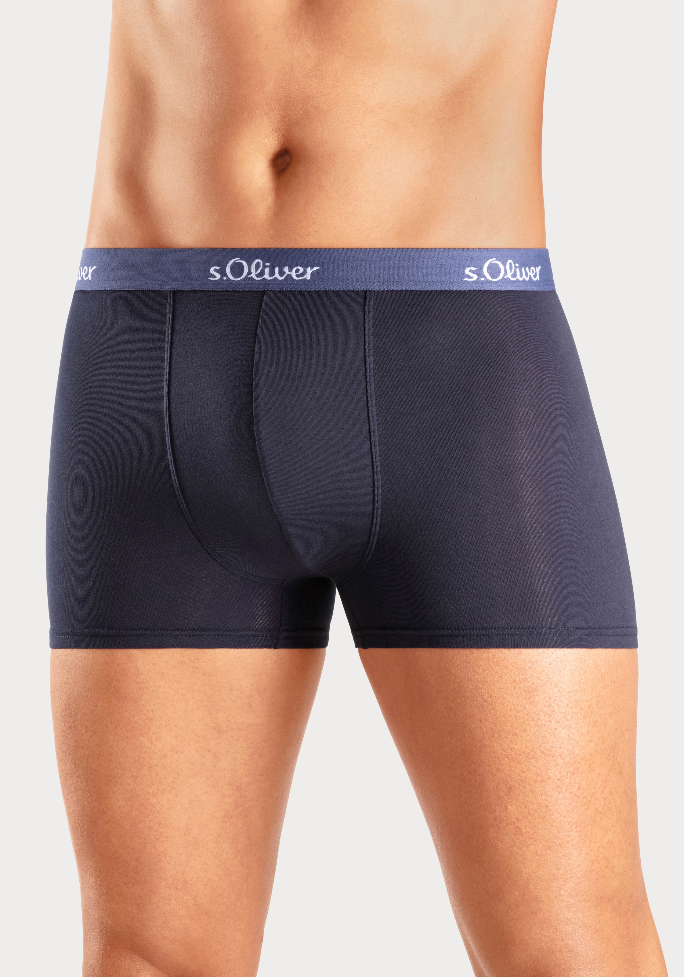 s.Oliver Boxer "Boxershorts für Herren" 3 Stk. tlg., klassisches Basic für günstig online kaufen