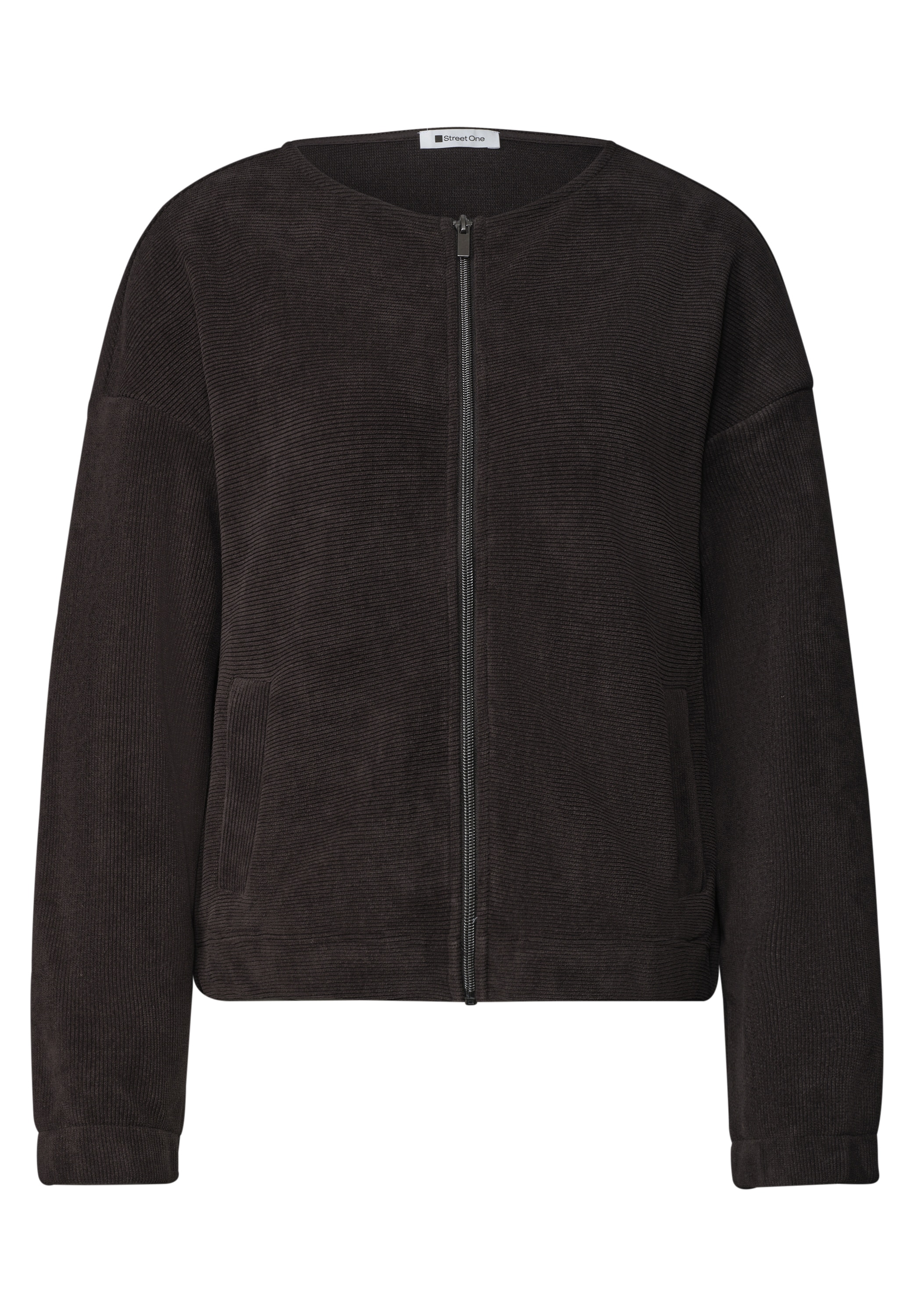 STREET ONE Blouson ohne Kapuze mit Rundhals in Cord-Optik