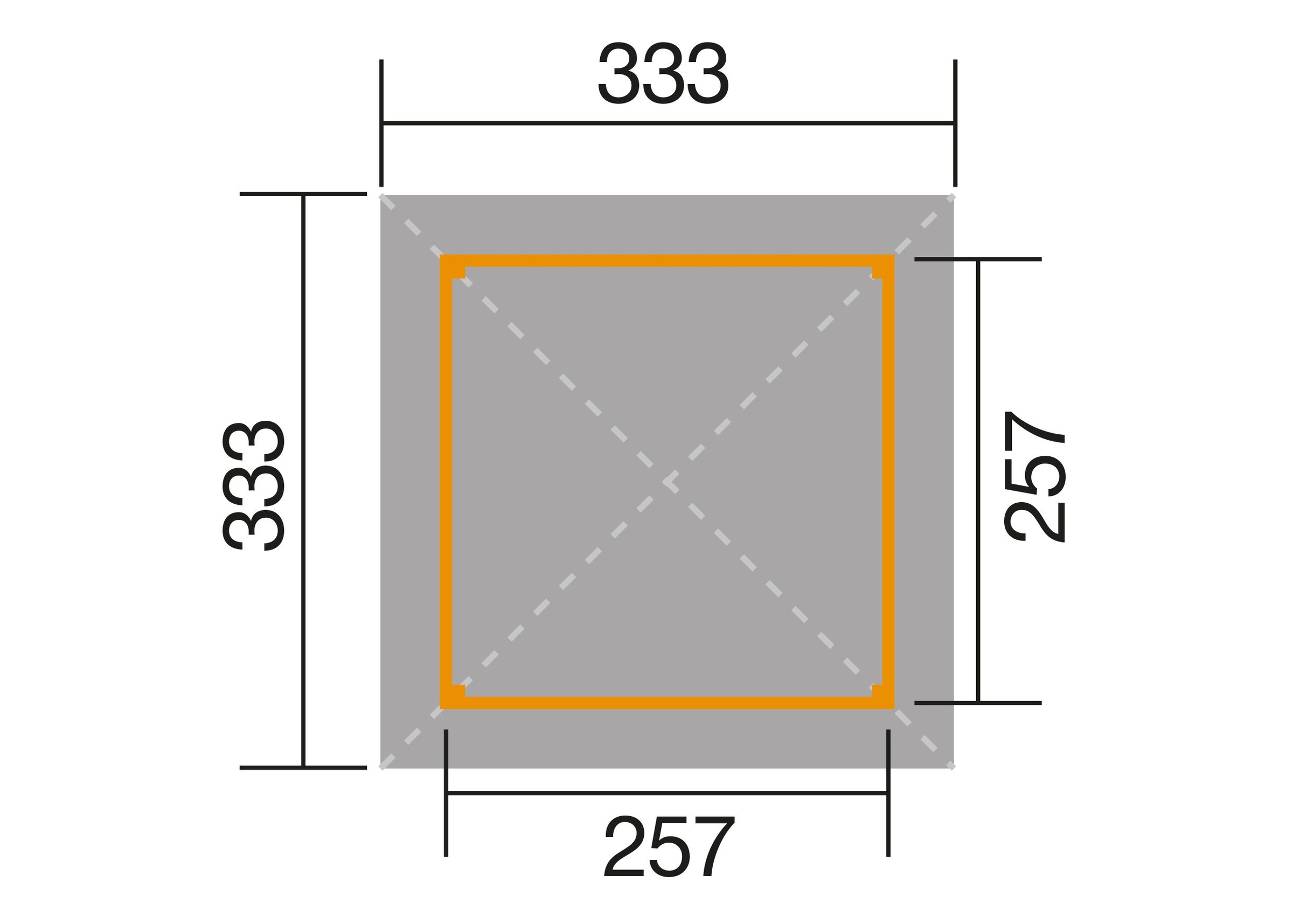 weka Pavillon »Gartenoase 651 Gr.2«, 19 mm Massivholzdach