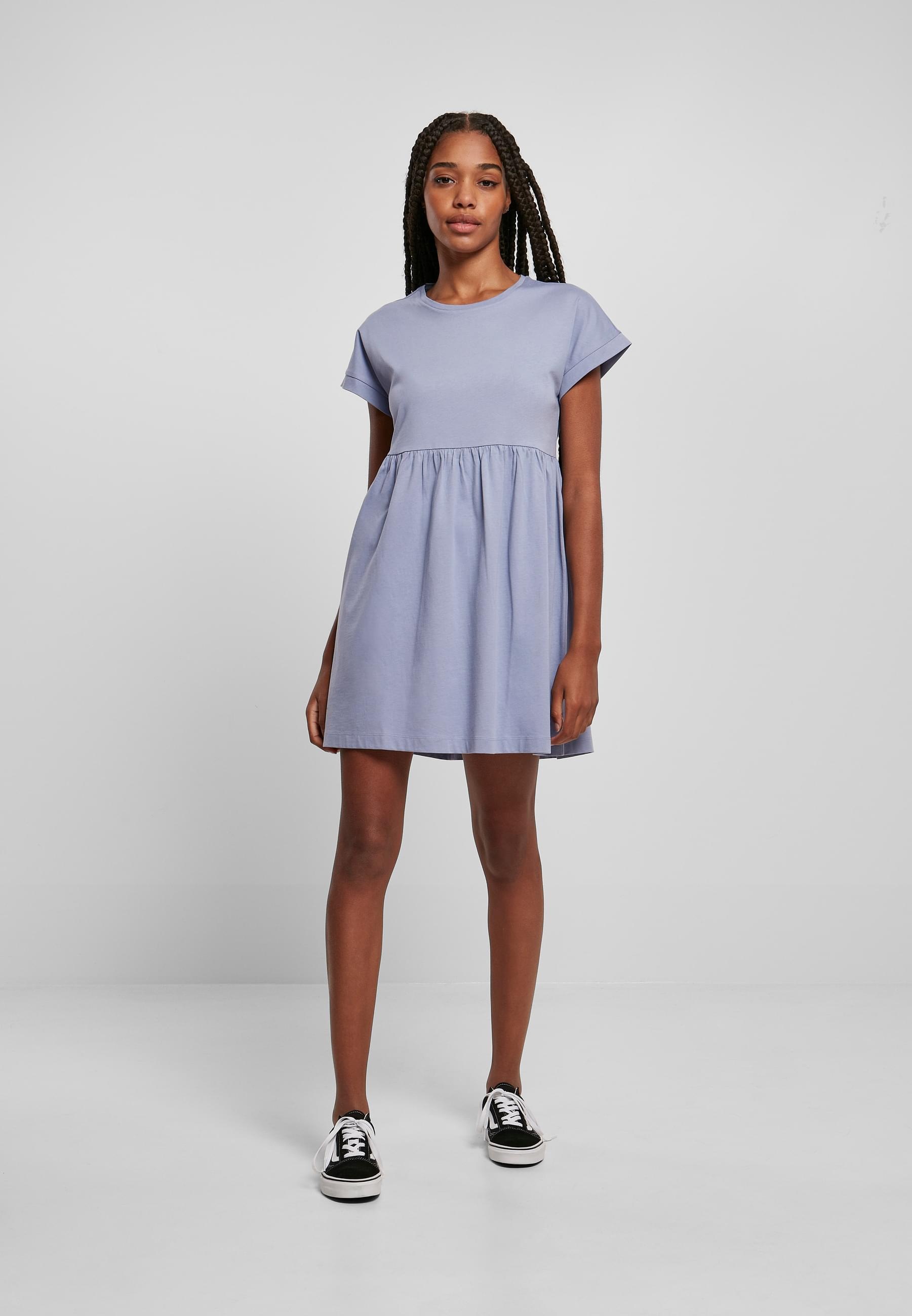 URBAN CLASSICS Shirtkleid »Urban Classics Damen Ladies Organic Empire Valance Tee Dress«, (1 tlg.)