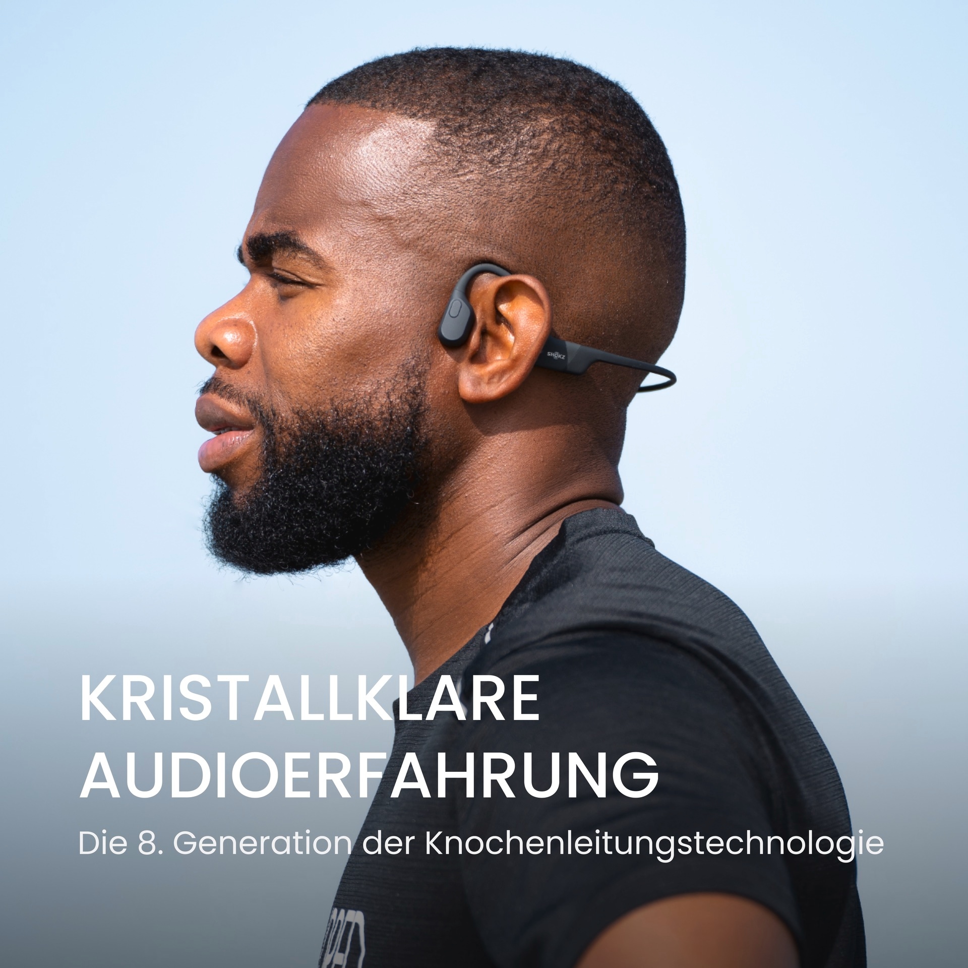 Shokz Open-Ear-Kopfhörer »OpenRun USB-C + Cooling Towel«