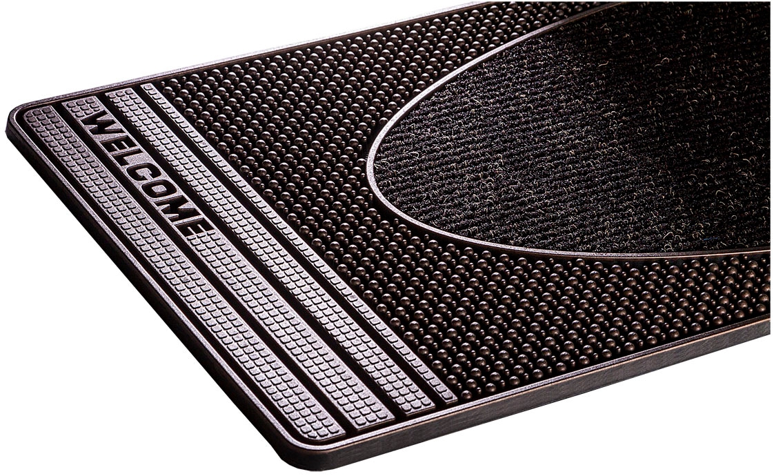 Home2Fashion Fußmatte »CenterClean«, rechteckig, schmale Schmutzfangmatte, strapazierfähig, In- und Outdoor geeignet