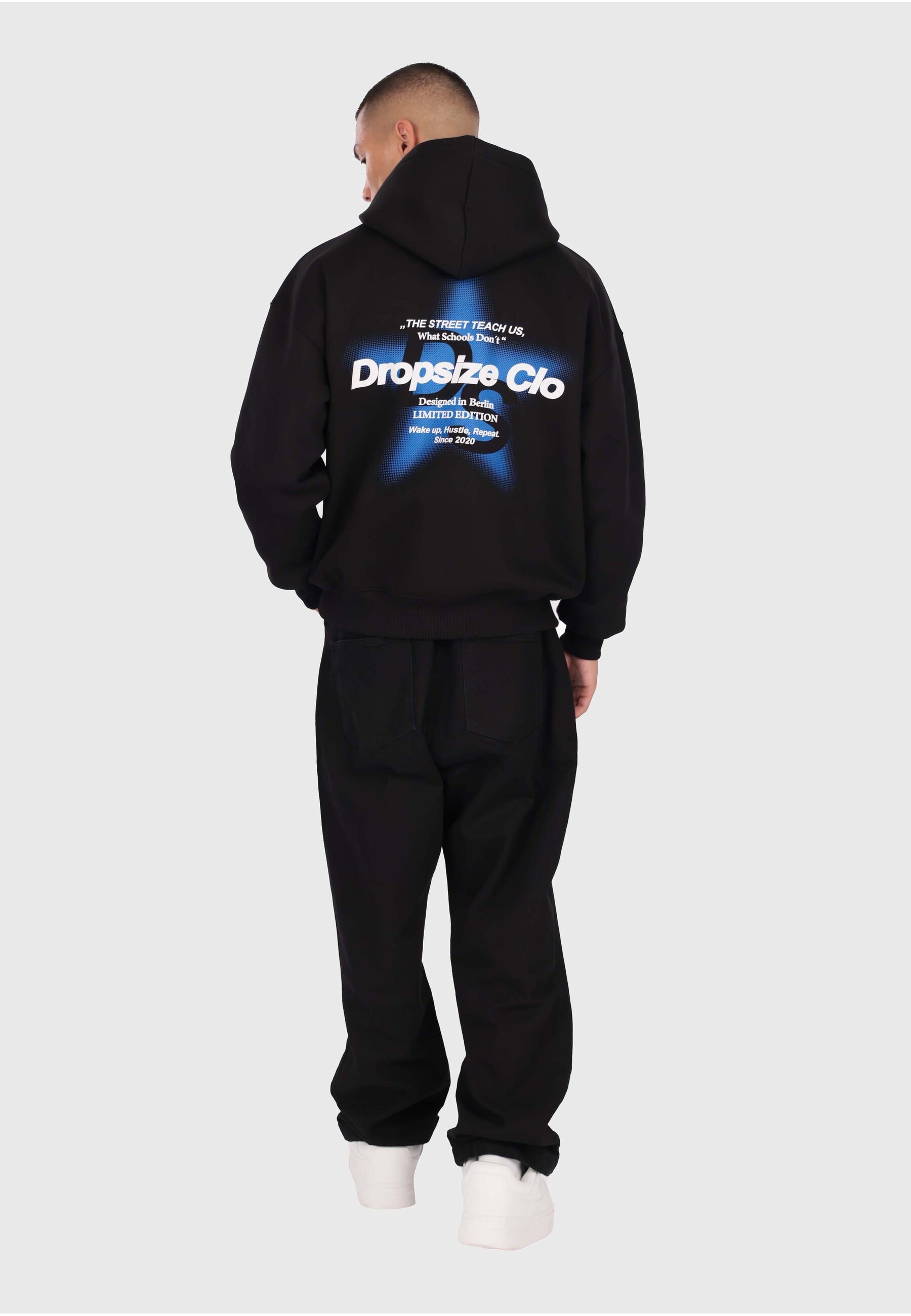 Dropsize Kapuzenpullover »Dropsize HEAVY OVERSIZE HALFTONE STAR HOODIE« 1 Stk.