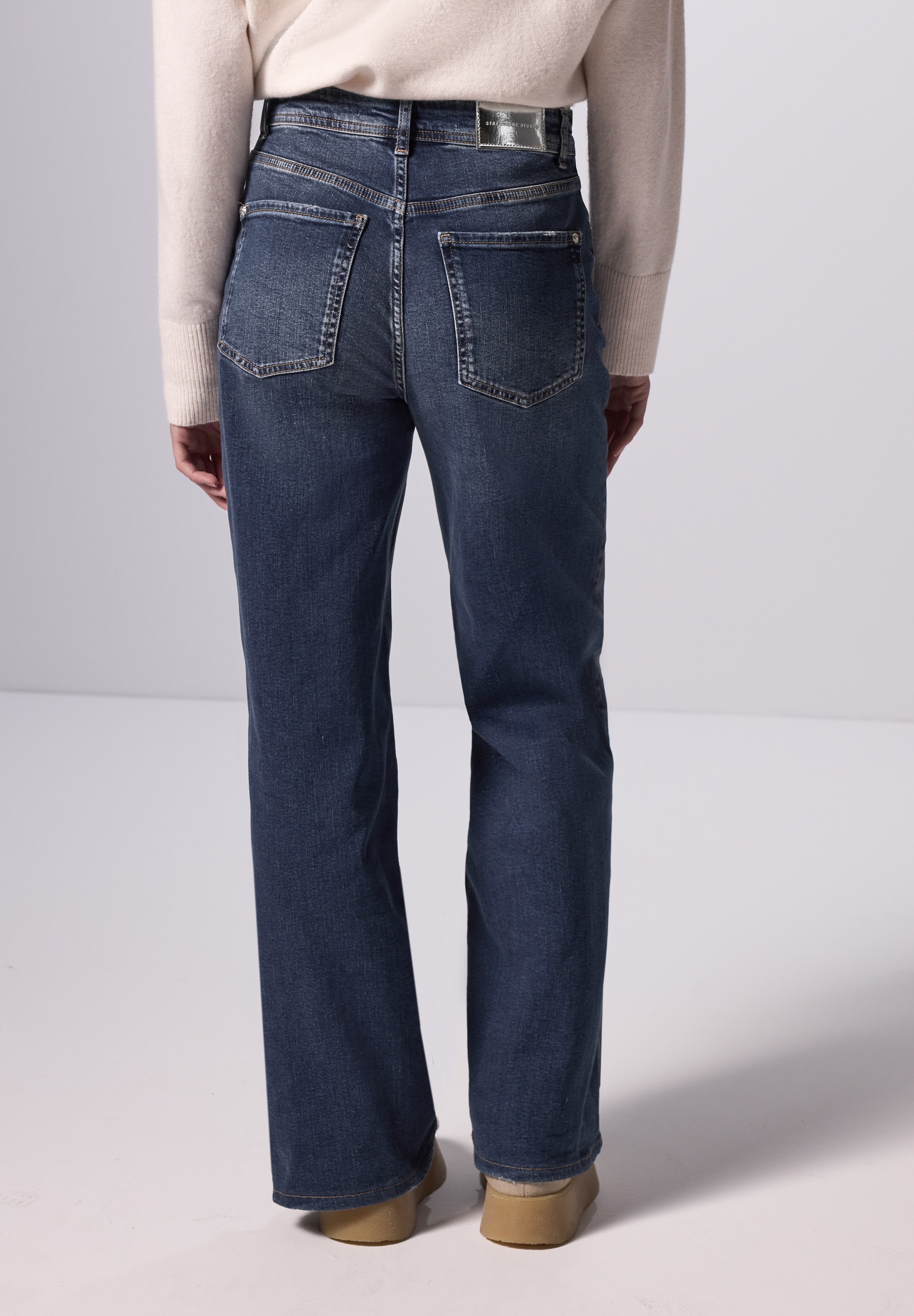 Loose-fit-Jeans, mit Wide Legs