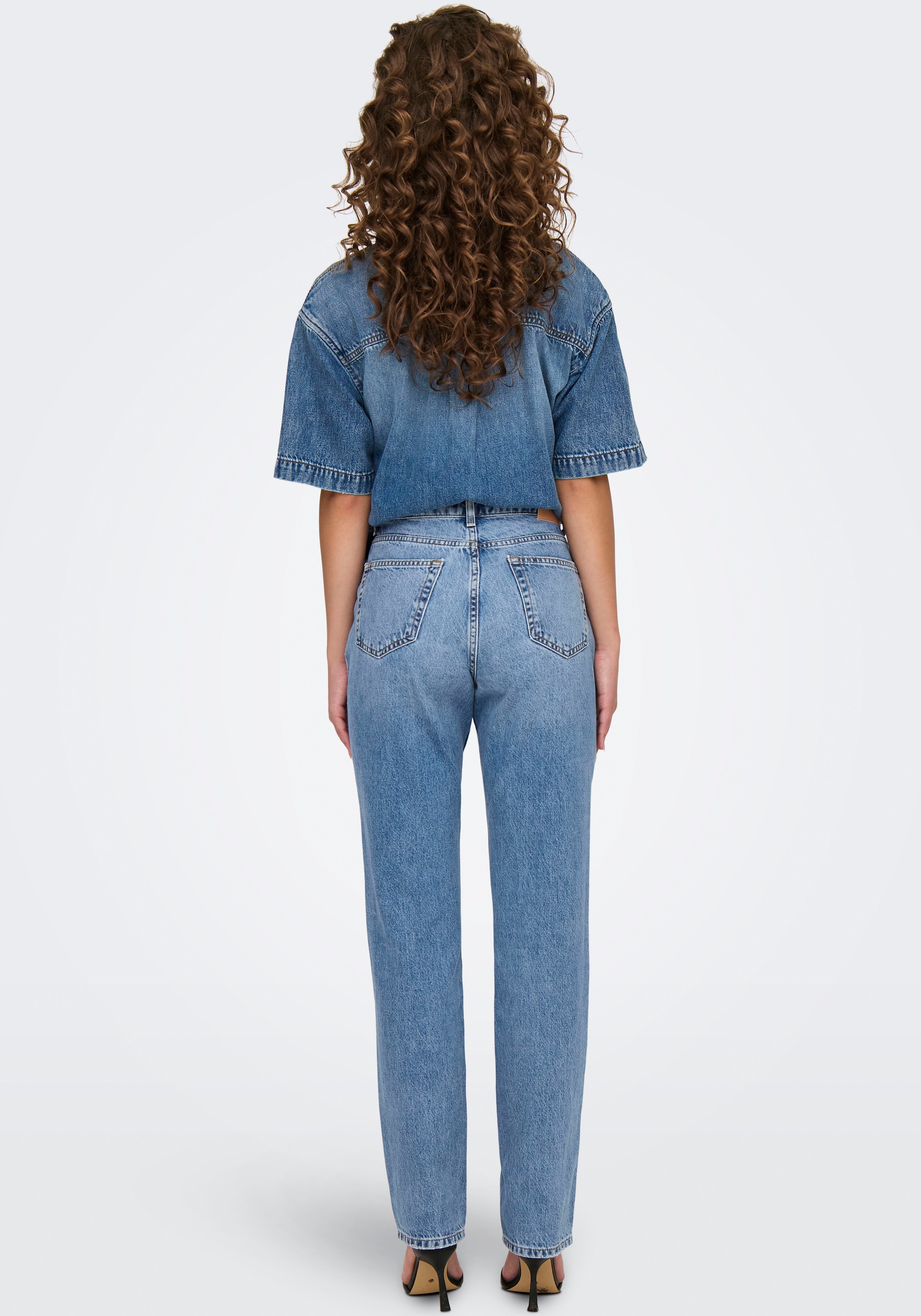 ONLY Low-rise-Jeans »ONLBRENDA LOW WIDE DNM CRO158 NOOS«