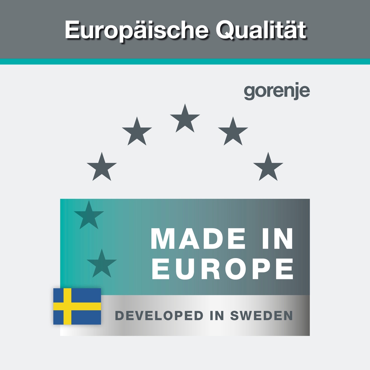 GORENJE Unterbaugeschirrspüler »GU673A65X« 9,5 l 16 Maßgedecke TotalDry - auto. Türöffnung