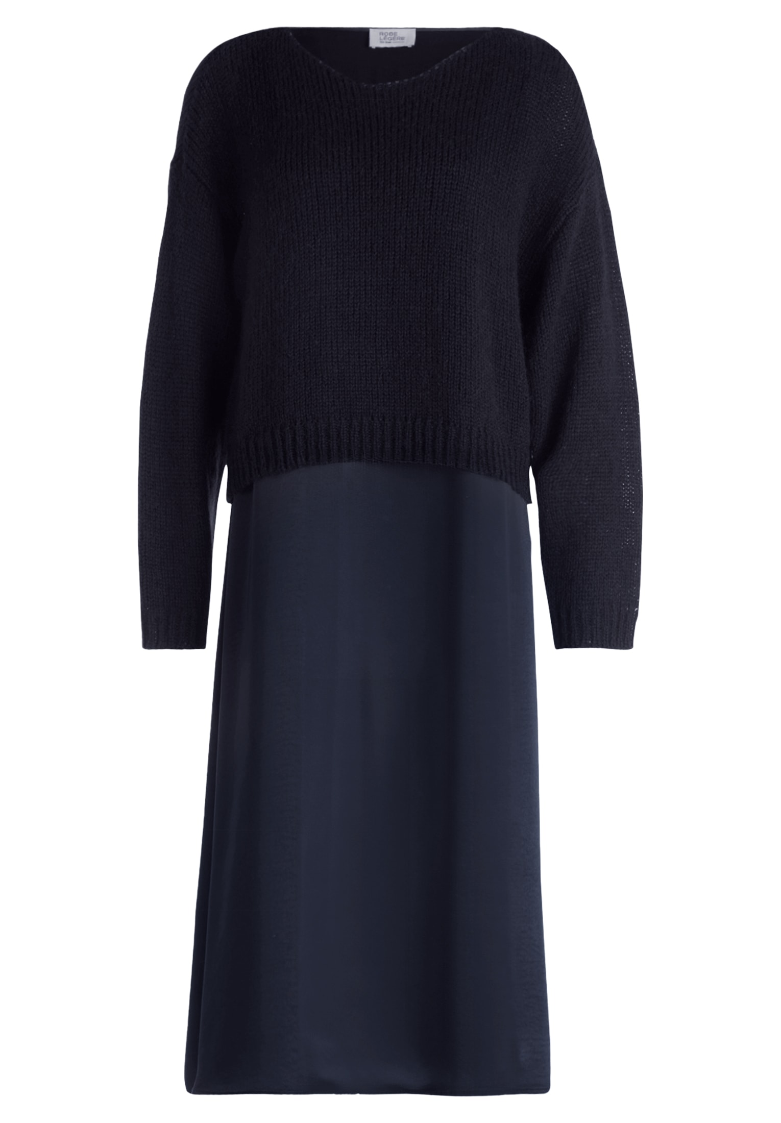Vera Mont Druckkleid »Vera Mont Damen Casual-Kleid zweiteilig«, Materialmix