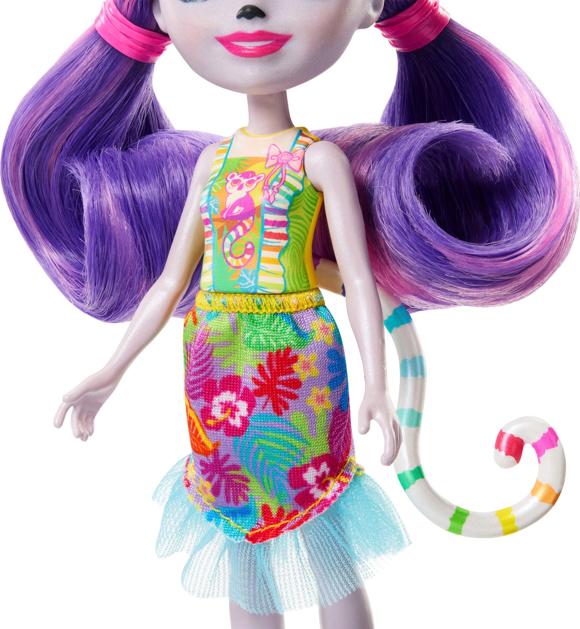 Enchantimals Minipuppe »Sunshine Beach, Lorinda Lemur Familie«