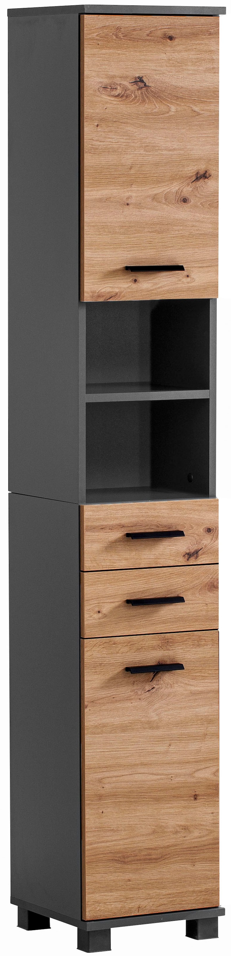 Schildmeyer Hochschrank »Palermo, Made in Germany«, Breite 30 cm, verstellbare Einlegeböden, 2 Schubkästen & 2 Türen