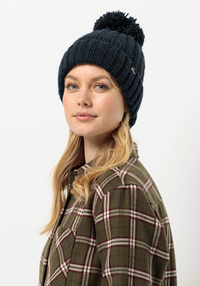 Jack Wolfskin Bommelmütze "HIGHLOFT KNIT BEANIE W"