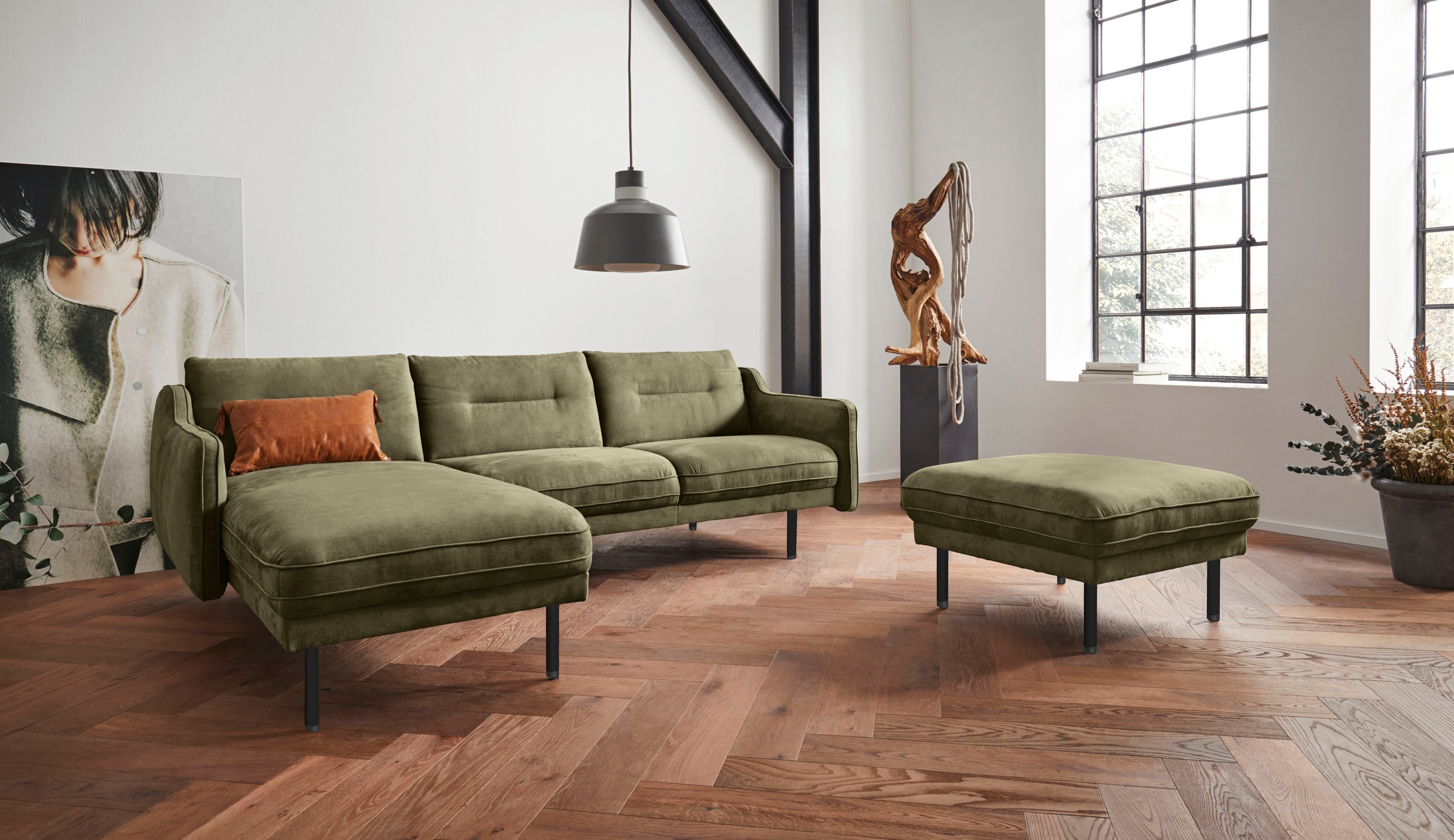 andas Ecksofa »Nordfyn L-Form« edles Design in 3 Bezugsqualitäten,  Design by Morten Georgsen