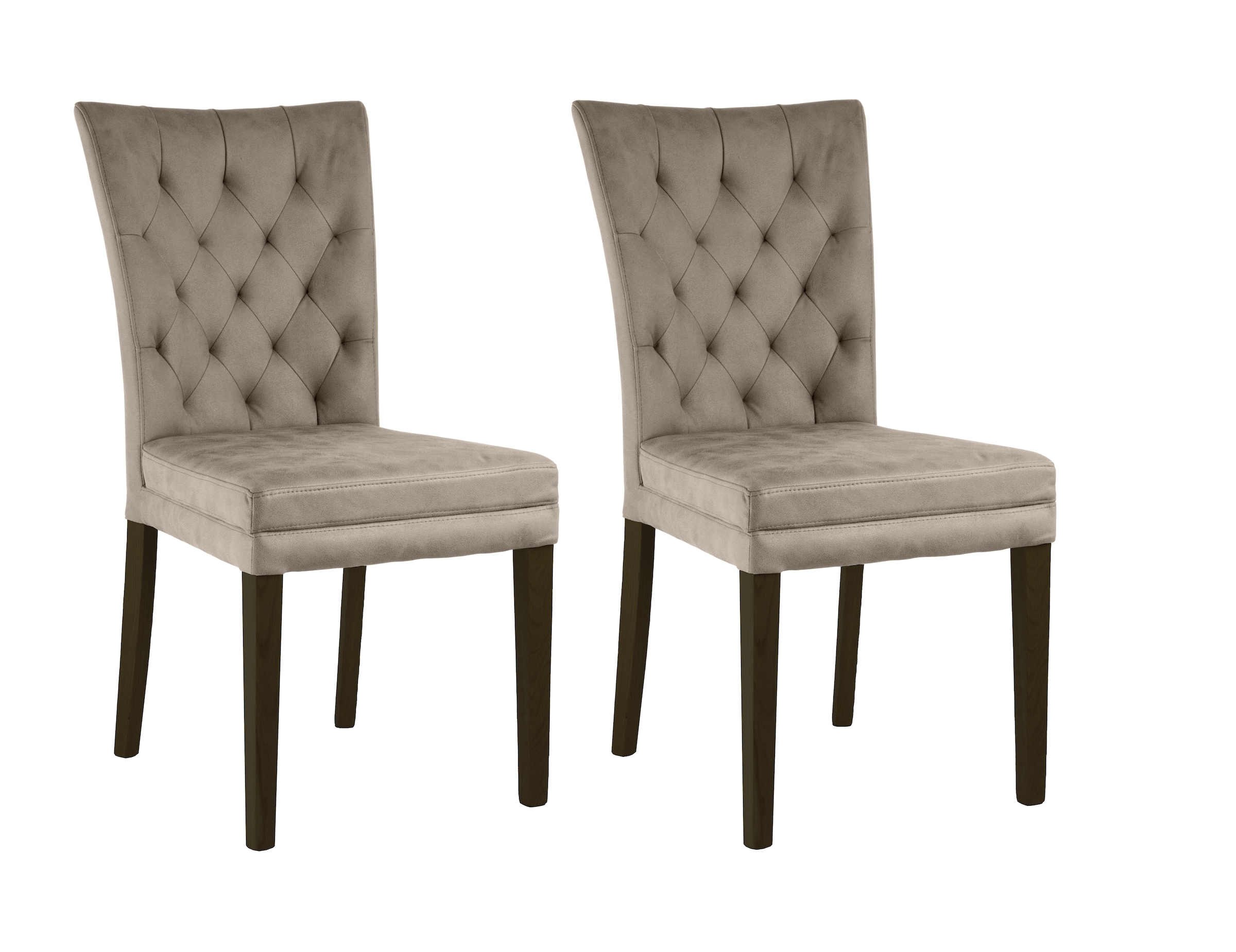Home affaire 4-Fußstuhl "Colorado" (Set) 2 Stk. Microfaser bequeme Polsteru günstig online kaufen
