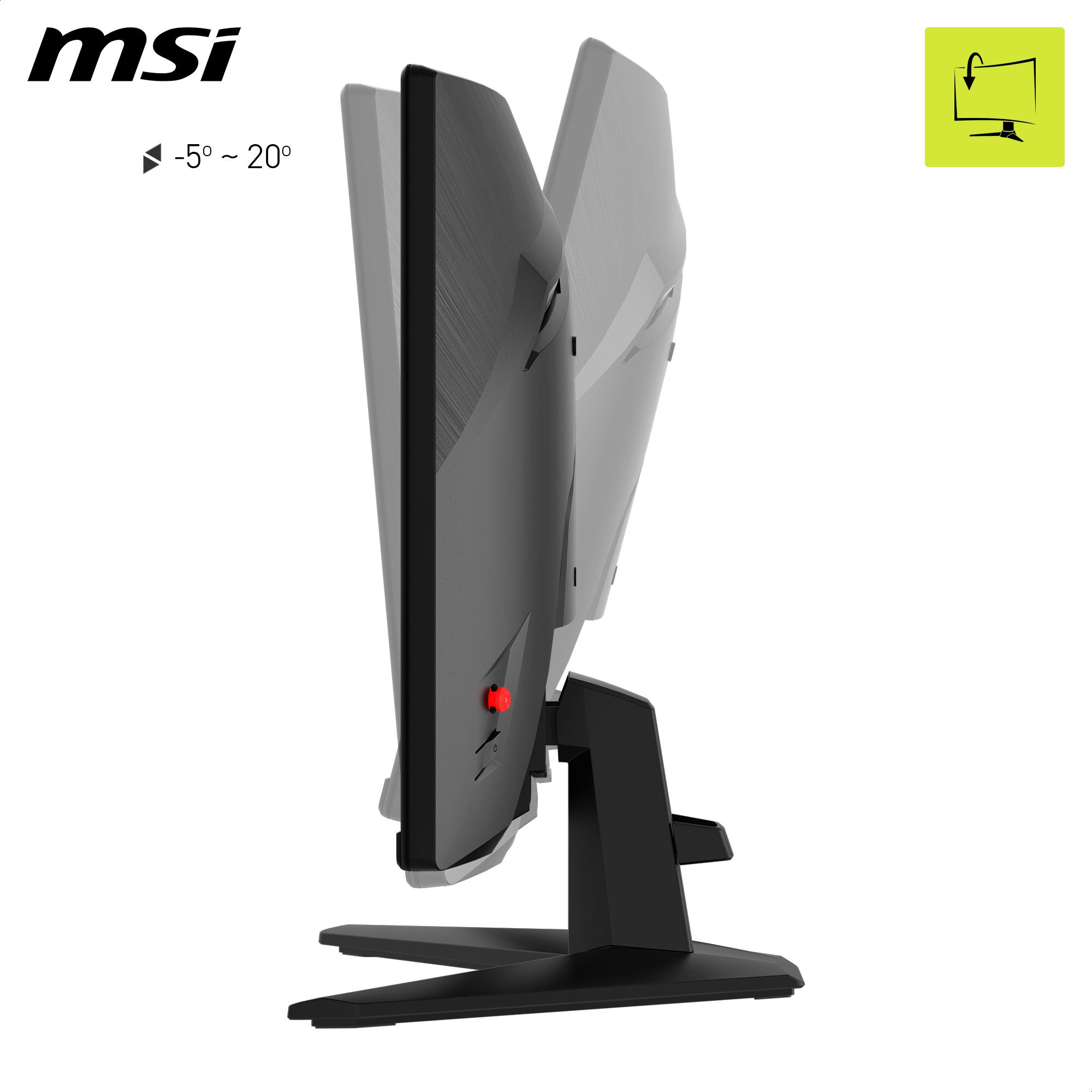 MSI Gaming-Monitor »MAG 242C«, 59,9 cm/24 Zoll, 1920 x 1080 px, Full HD, 1 ms Reaktionszeit, 180 Hz, neigbar
