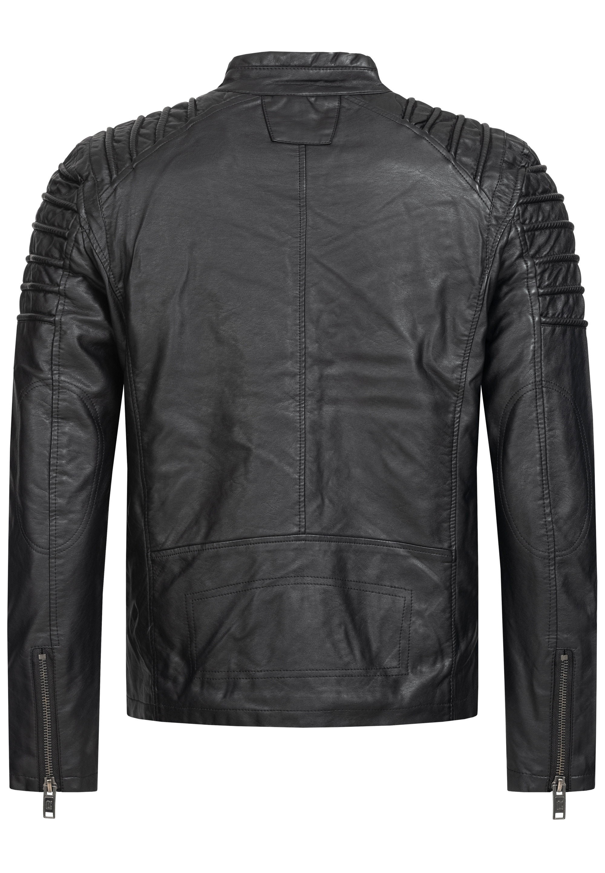 RedBridge Bikerjacke »Oxnard«, im Biker-Design