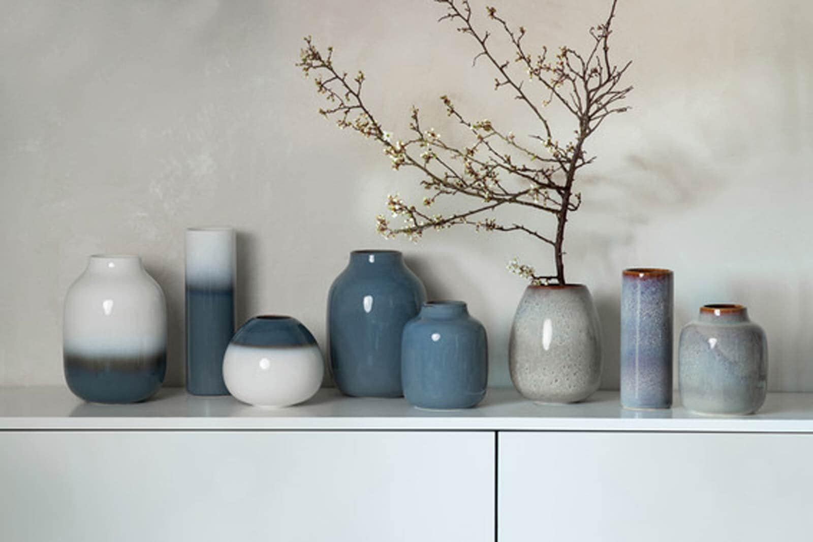 like. by Villeroy & Boch Dekovase »Vase Lave Home ¿ 15,5 cm blau«