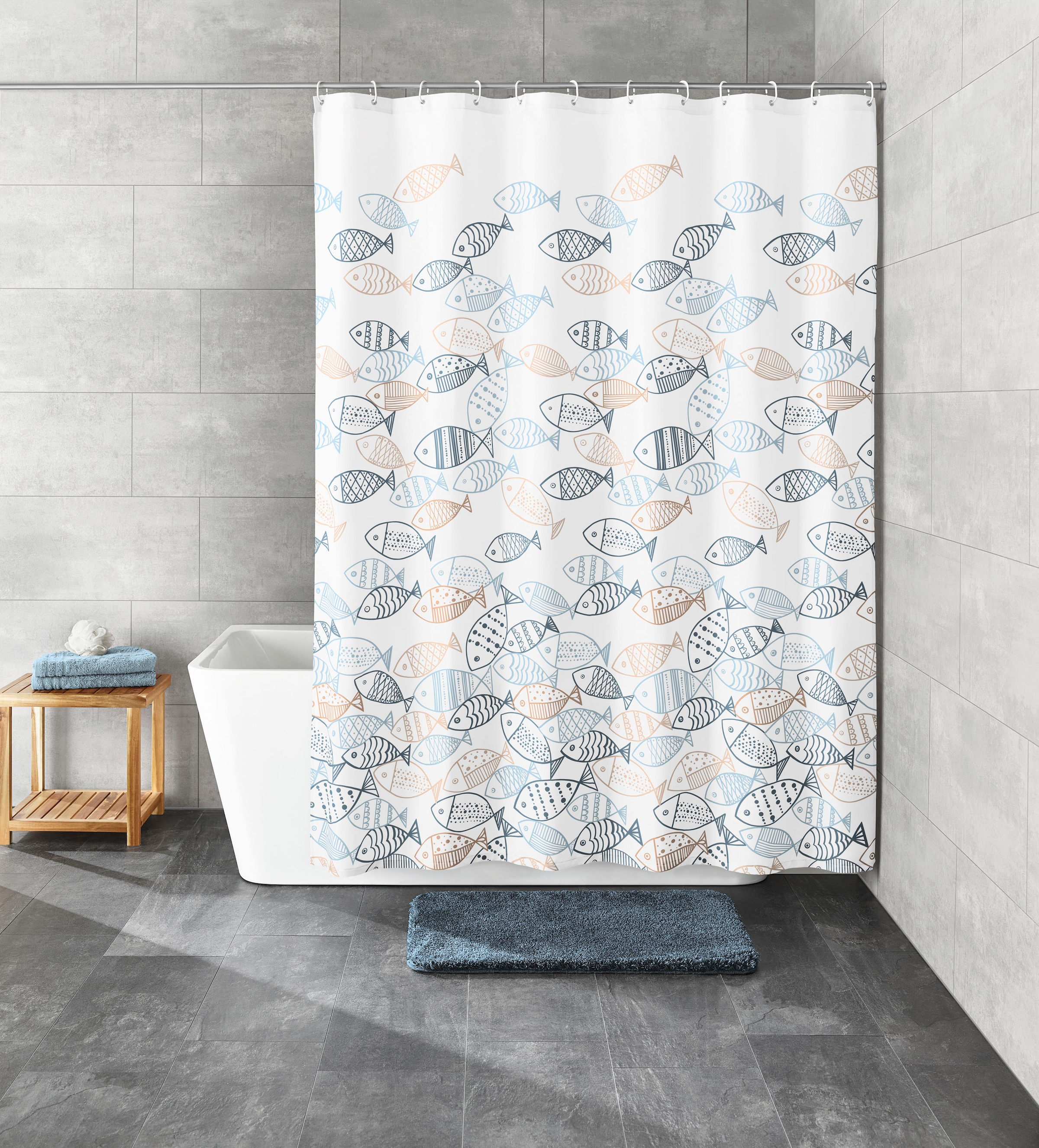 Kleine Wolke Duschvorhang »Sardinas«