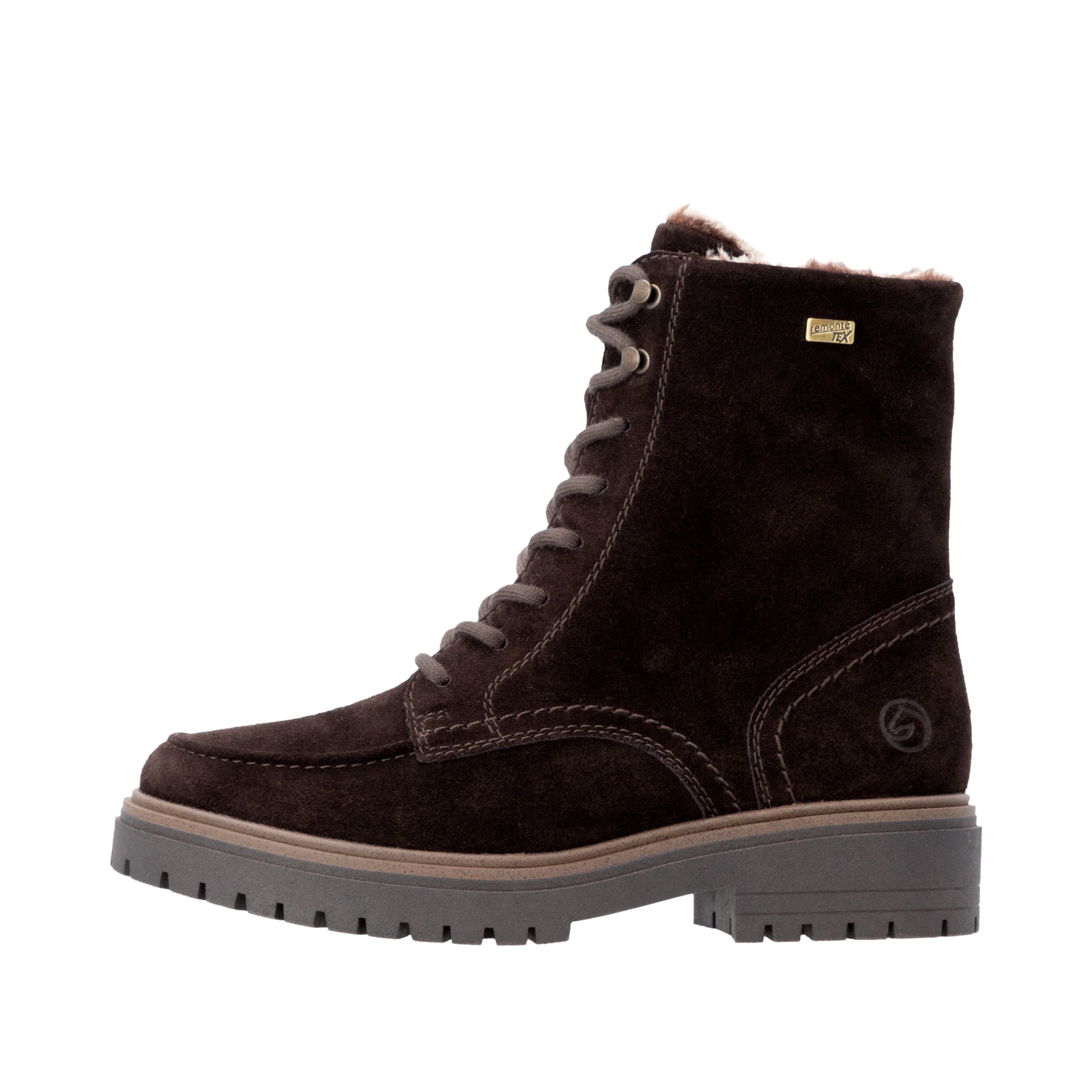 Remonte Winterboots  Schnürboots, Winterstiefelette mit Lammwollfutter, TEX-Membrane