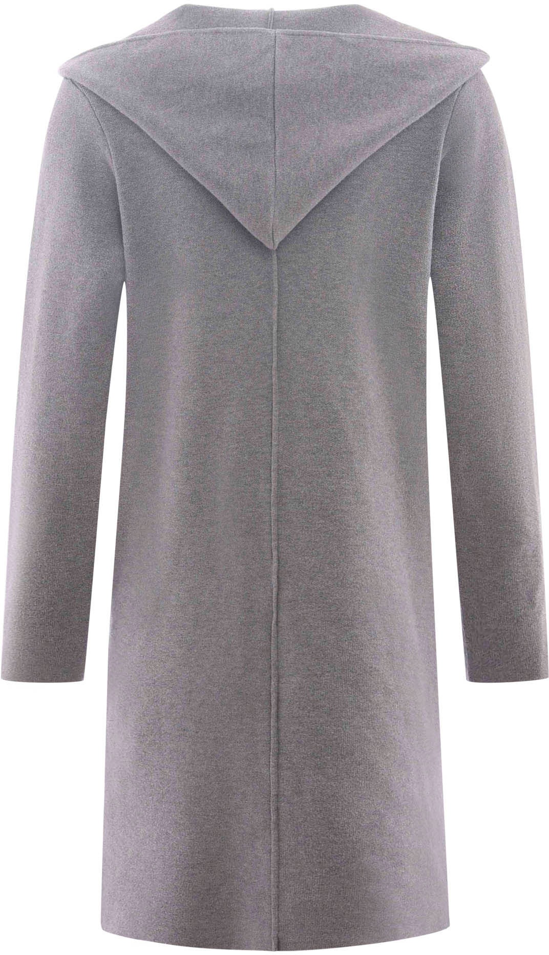 Thumbnail - Zwillingsherz Cardigan Kapuze, Taschen, Langarm, ohne Verschluss