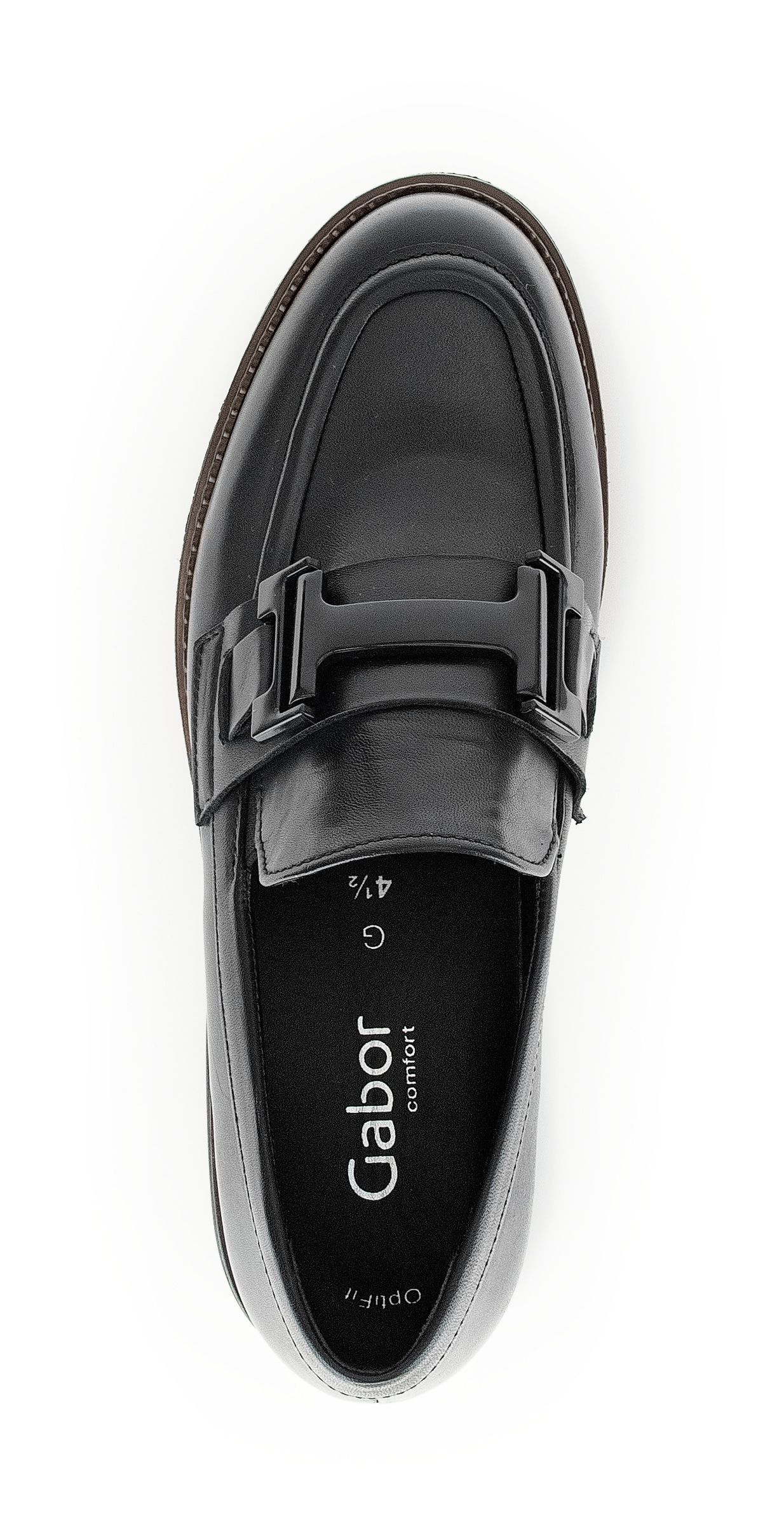 Gabor Loafer »FLORENZ«, Blockabsatz, Slipper, Businessschuh in Bequemweite G (= weit)