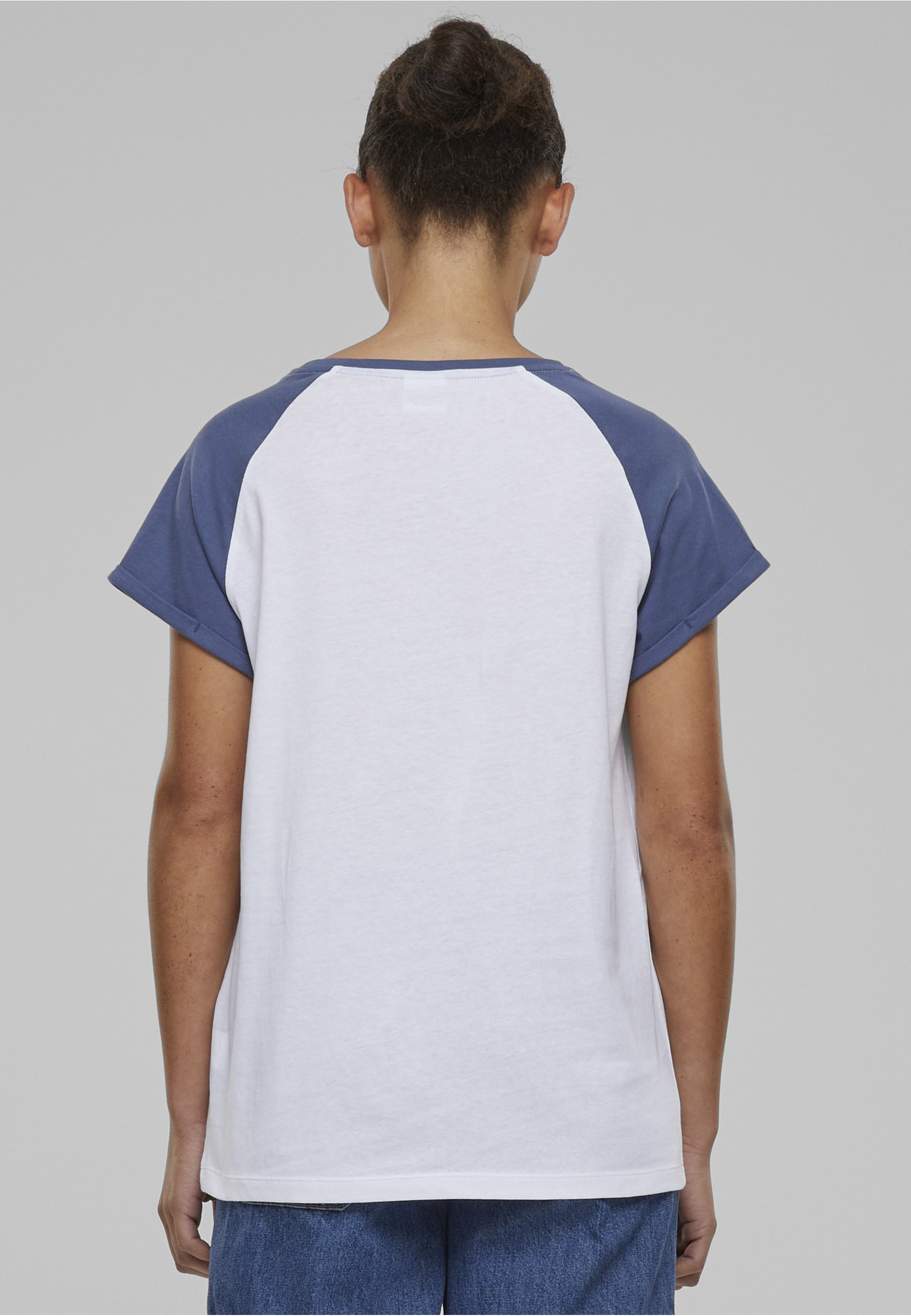 URBAN CLASSICS Kurzarmshirt »Urban Classics Damen Ladies Contrast Raglan Tee« 1 Stk.