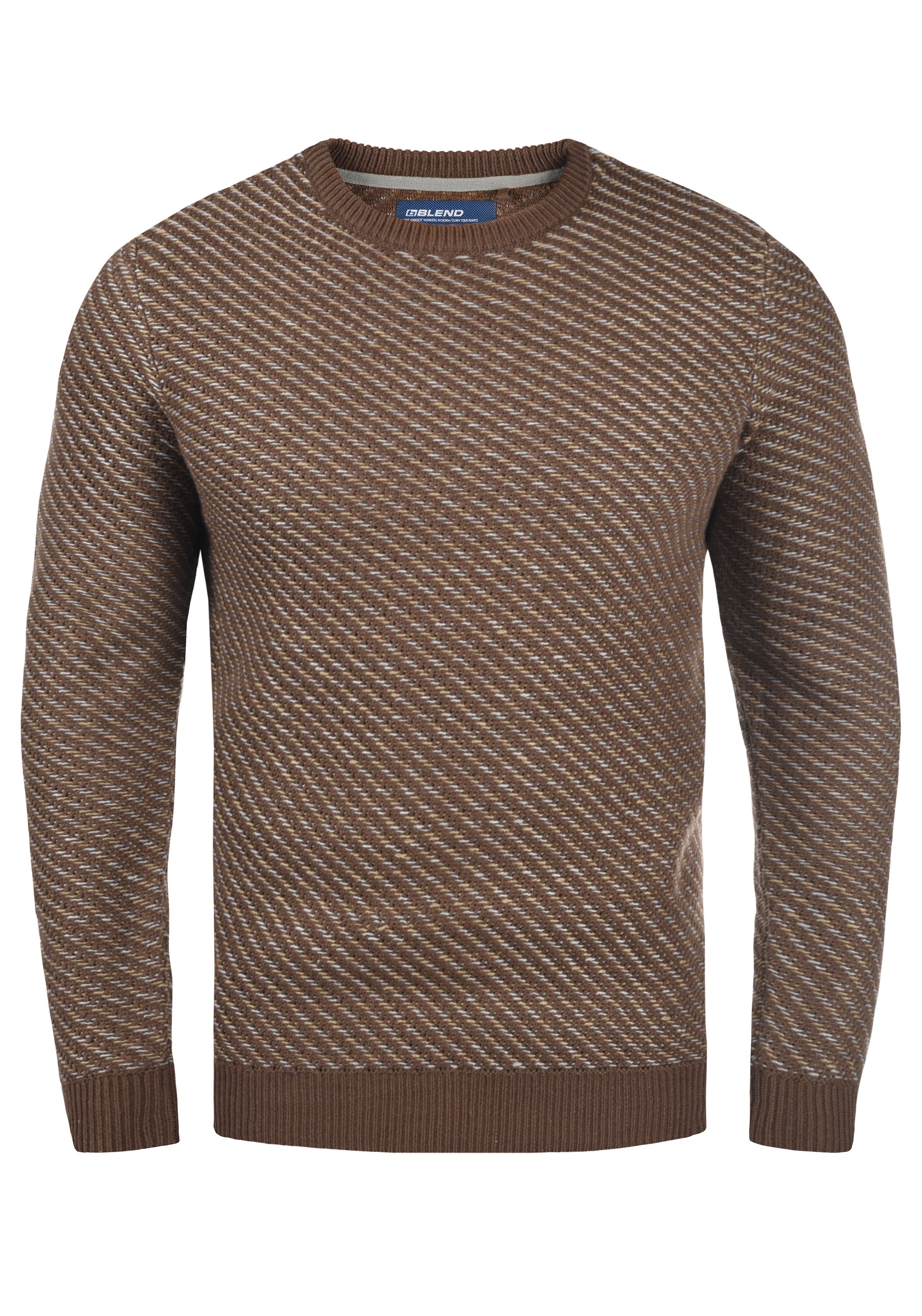 Blend Strickpullover "BHCalisto" Stilvoller Grobstrick-Pullover mit Rundhal günstig online kaufen