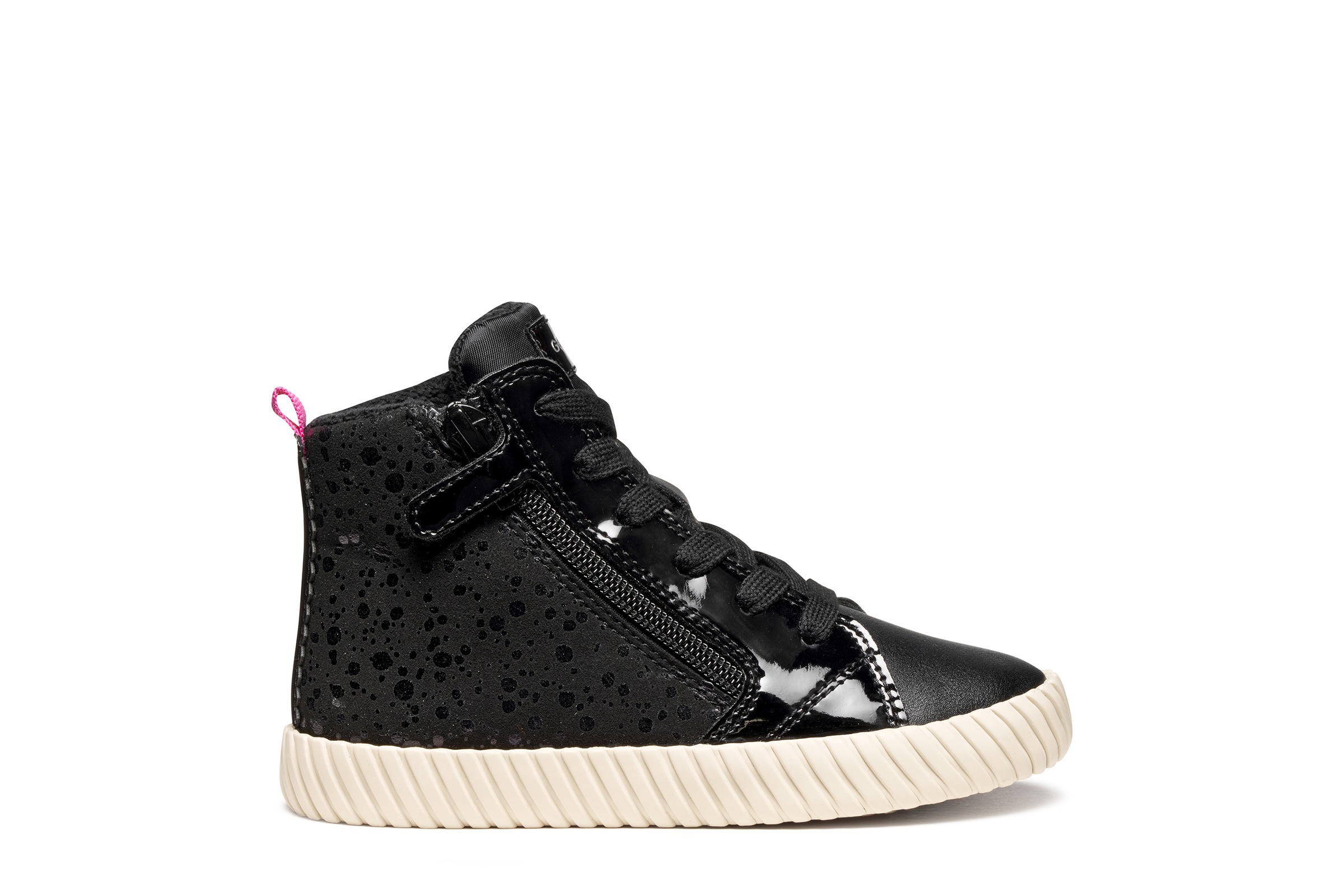 Geox Sneaker »J MIRROLESS GIRL«, Schnürboots mit Warmfutter, Größenschablone zum Download