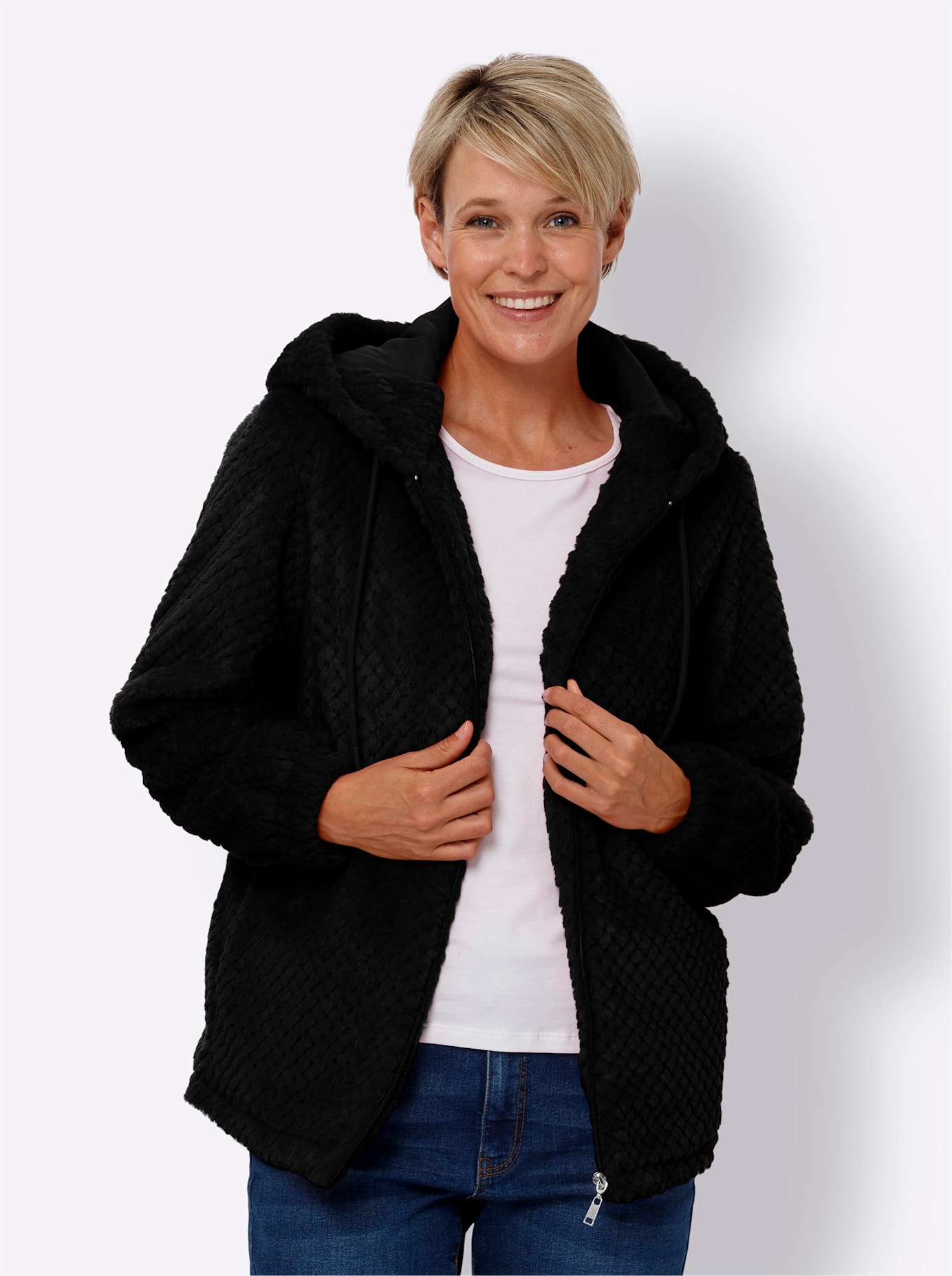 Classic Basics Langjacke, mit Kapuze günstig online kaufen
