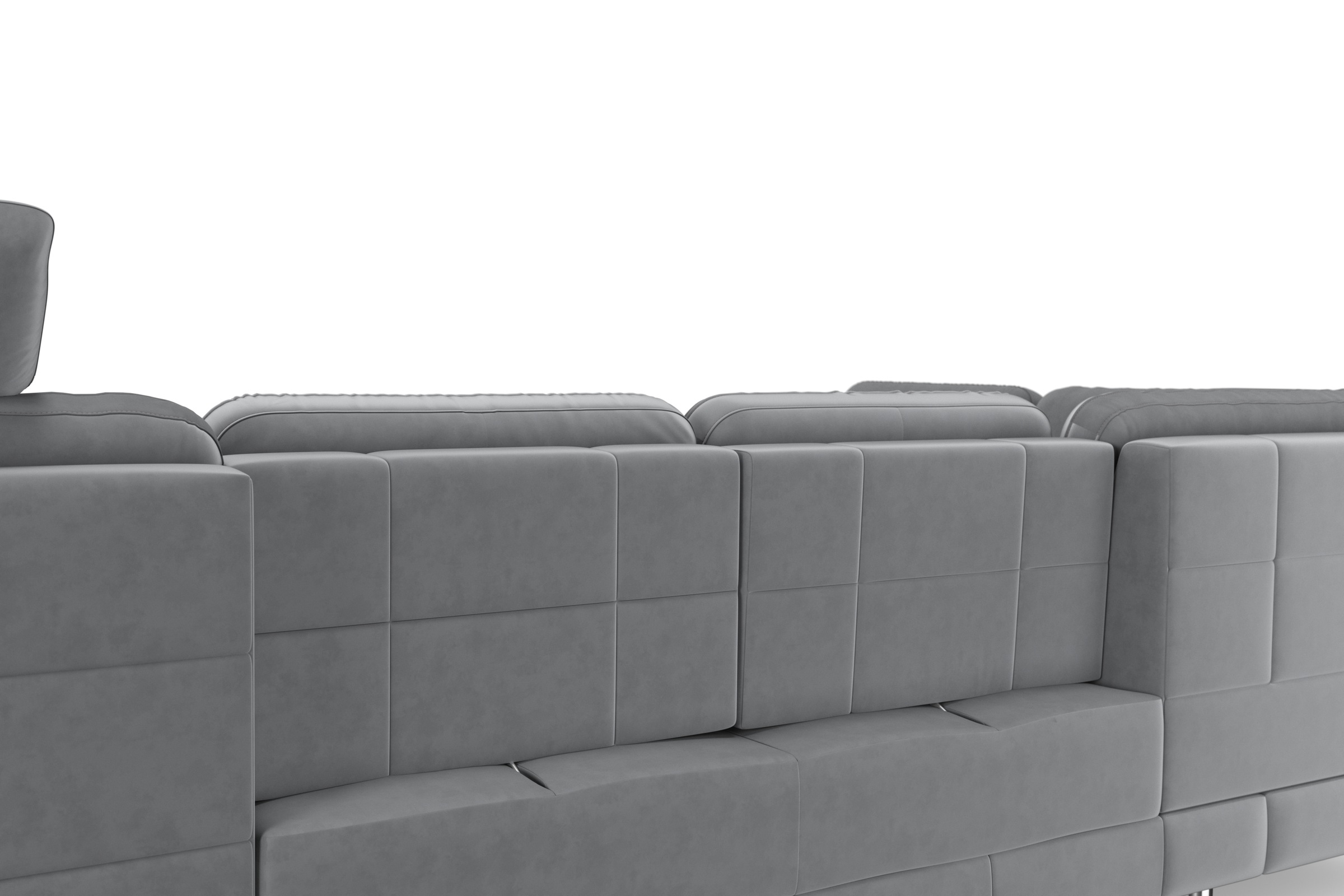 sit&more Wohnlandschaft »Bendigo U-Form«, inklusive Sitztiefenverstellung, Bodenfreiheit 12 cm, in 2 Fußfarben