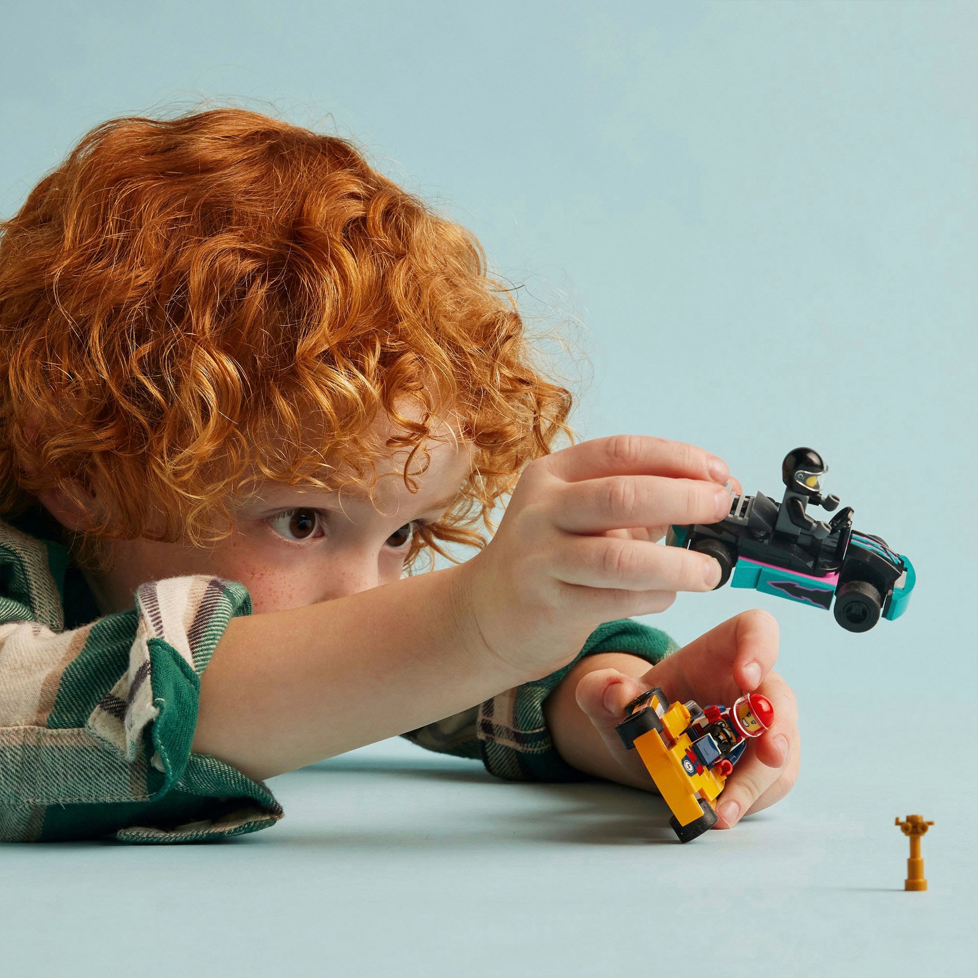 LEGO® Konstruktionsspielsteine »Go-Karts mit Rennfahrern (60400), LEGO City«, (99 St.), Made in Europe