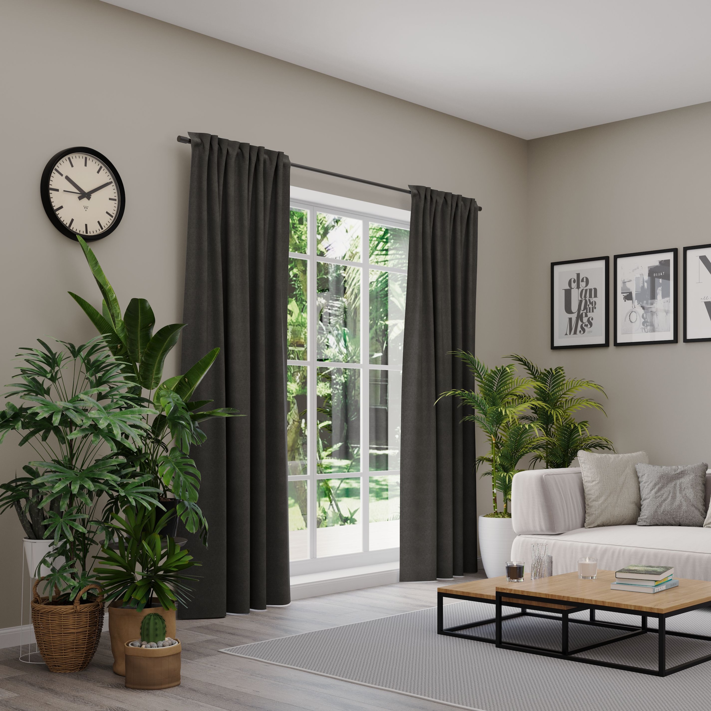 Neutex for you Vorhang "BELMONDO" Multifunktionsband 1 Stk. tlg. Uni mit sa günstig online kaufen